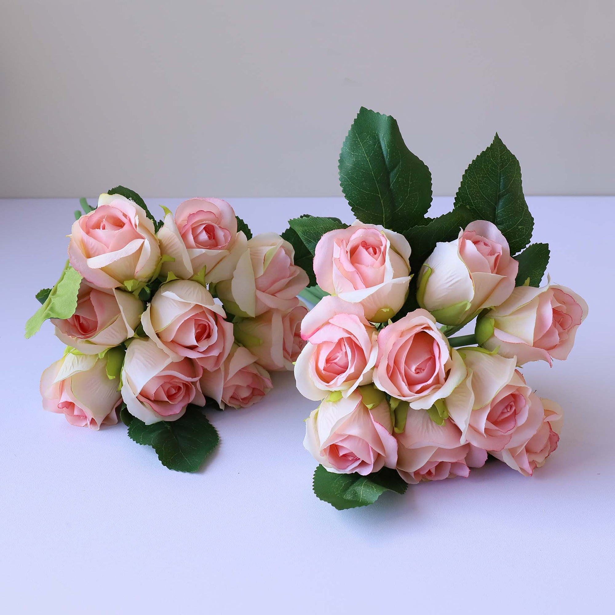 Small Flower Bouquet Silk Roses Bunches