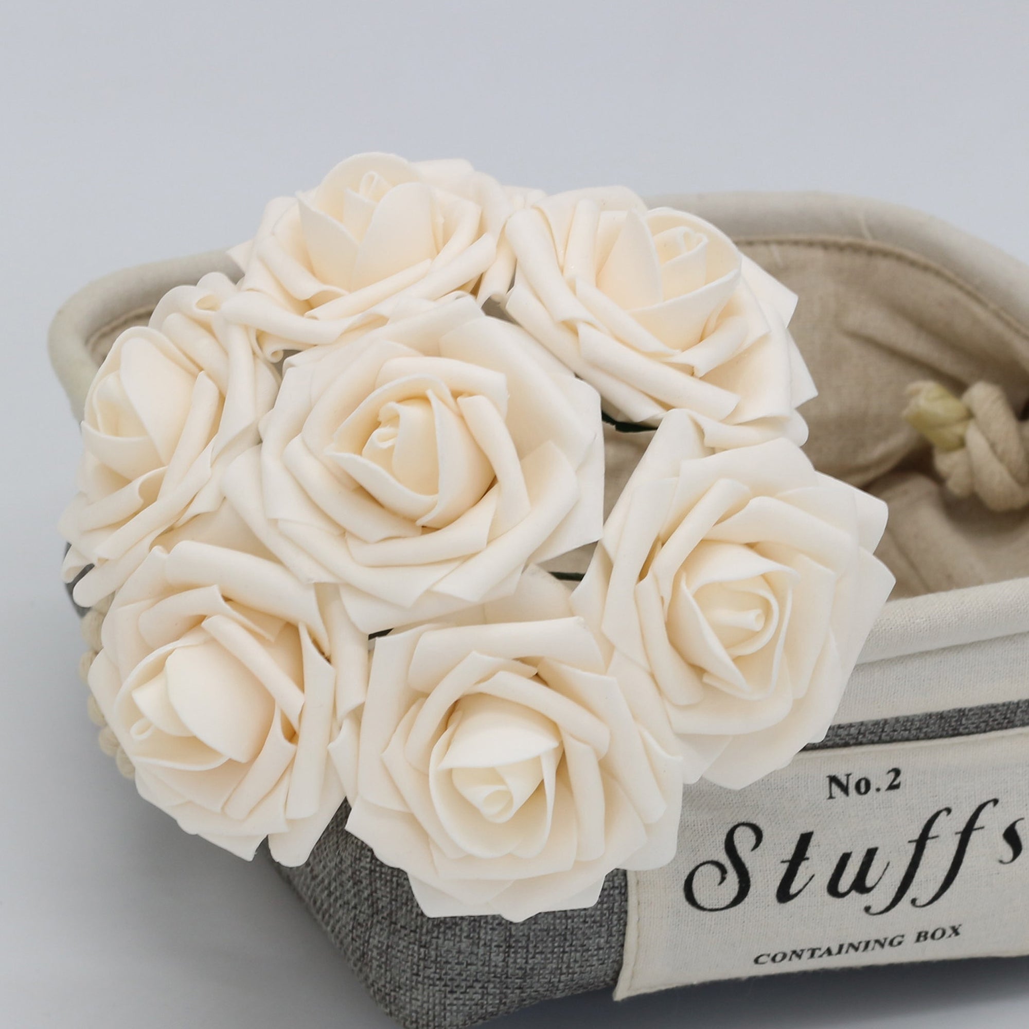 Wedding Flowers Ivory Roses Champagne Roses Artificial