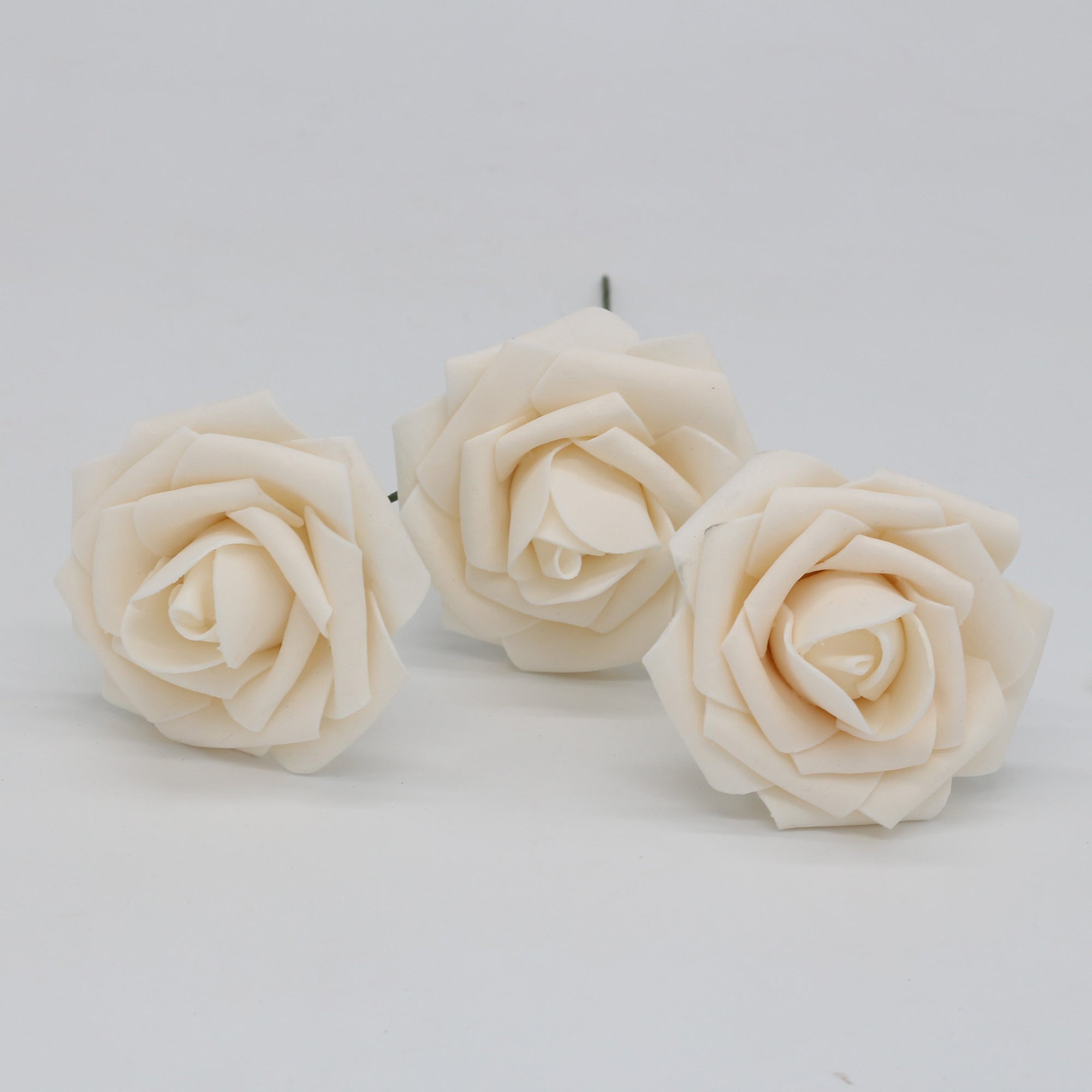 Wedding Flowers Ivory Roses Champagne Roses Artificial