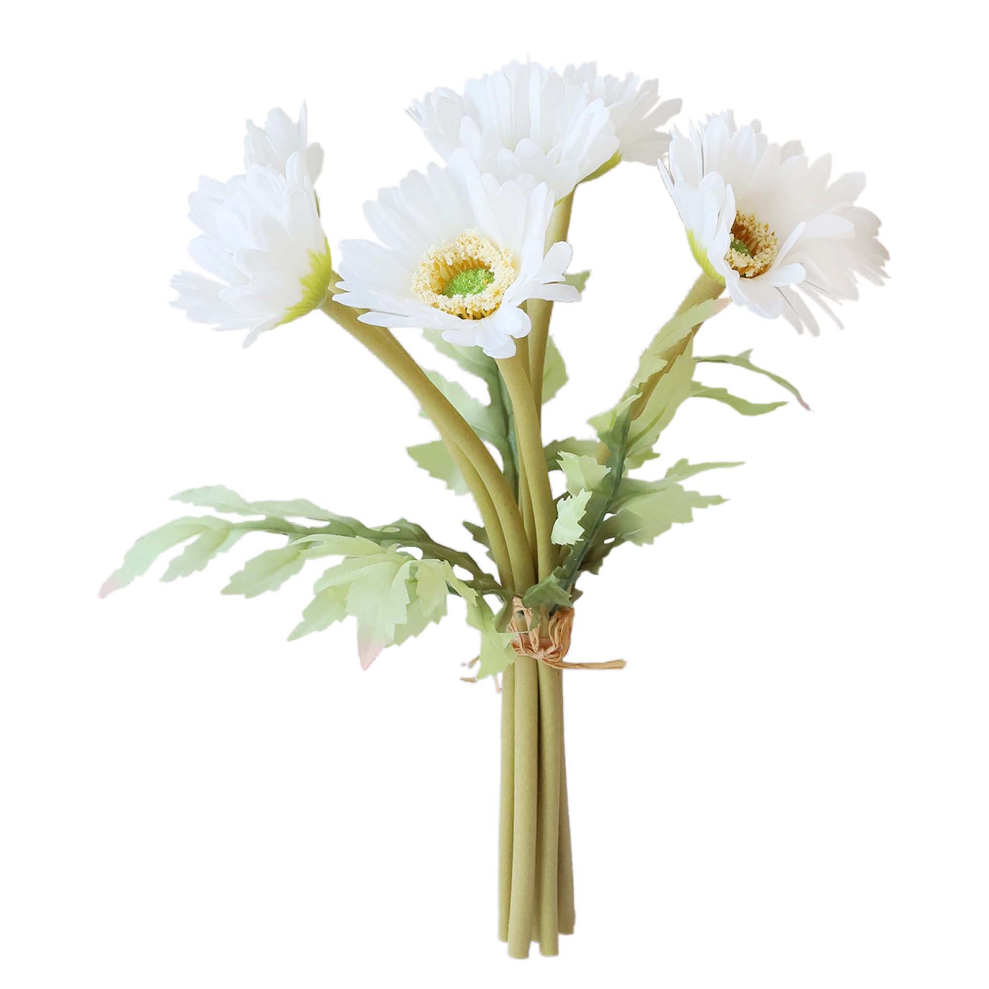 Artificial Gerbera Daisy Bouquet Real Touch Flowers for Wedding Bouquets