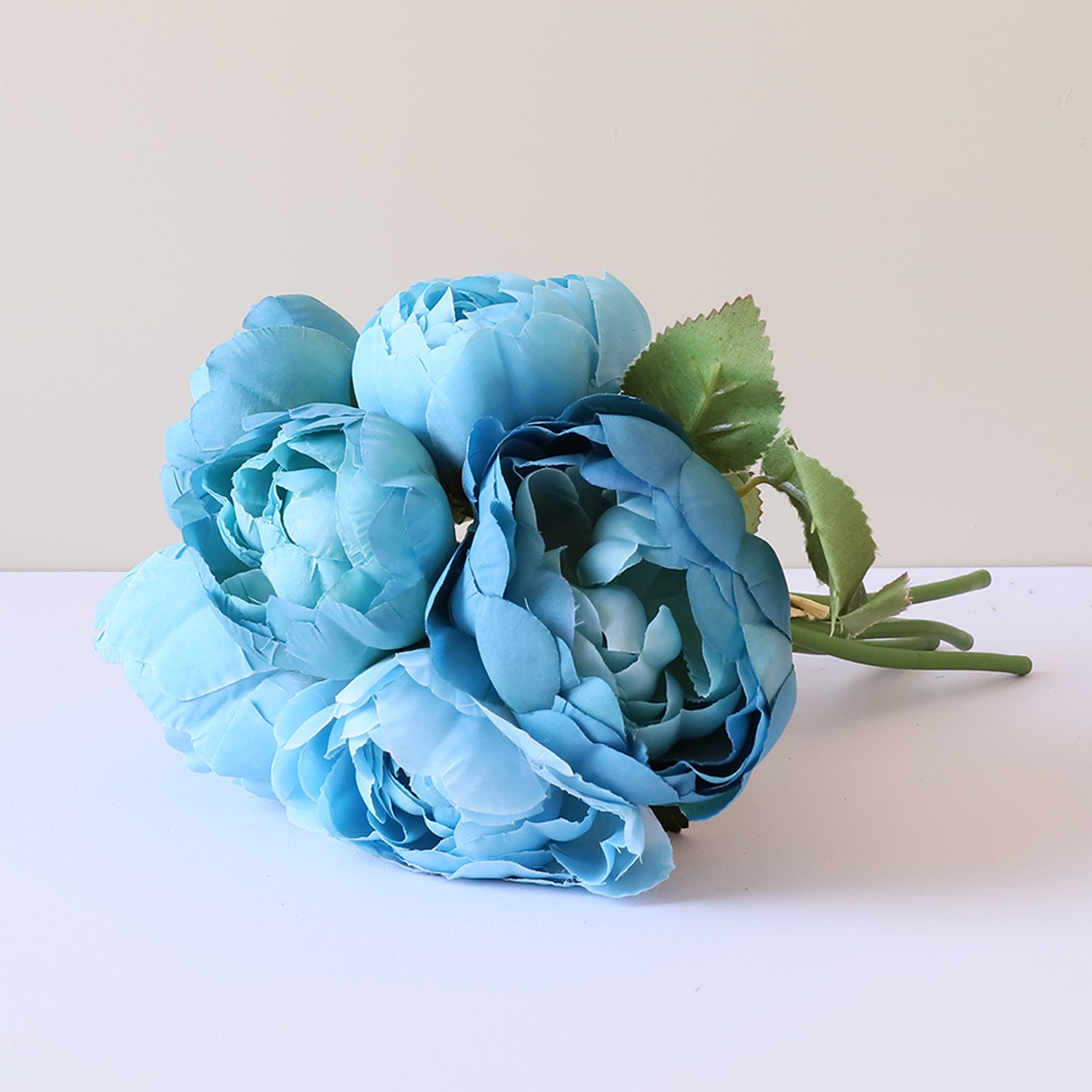 Faux Silk Peony Bouquet Artificial Flower Arrangement Wedding Centerpieces Decor