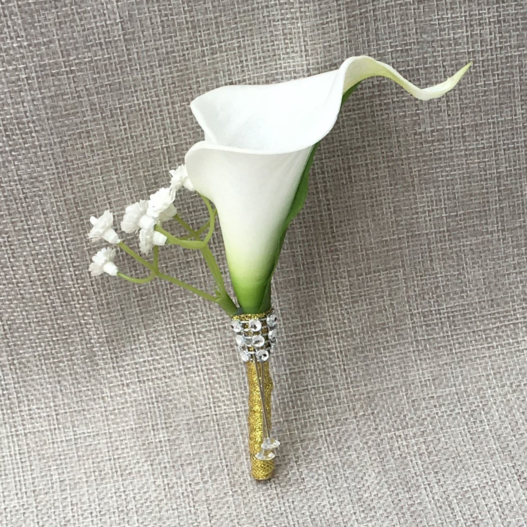 White Flower Bridal Bouquet Fake Calla Lily Bouquets