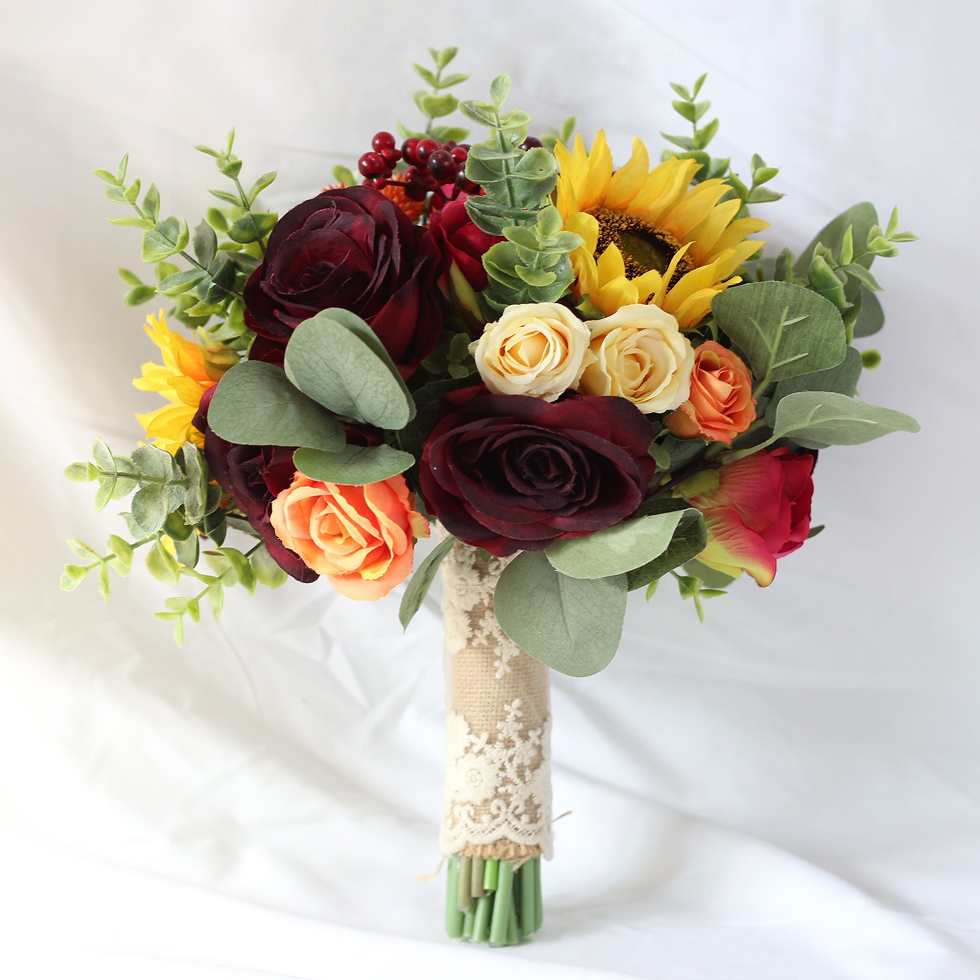 Sunflower Bridal Bouquet Rustic Fall Wedding Bouquet