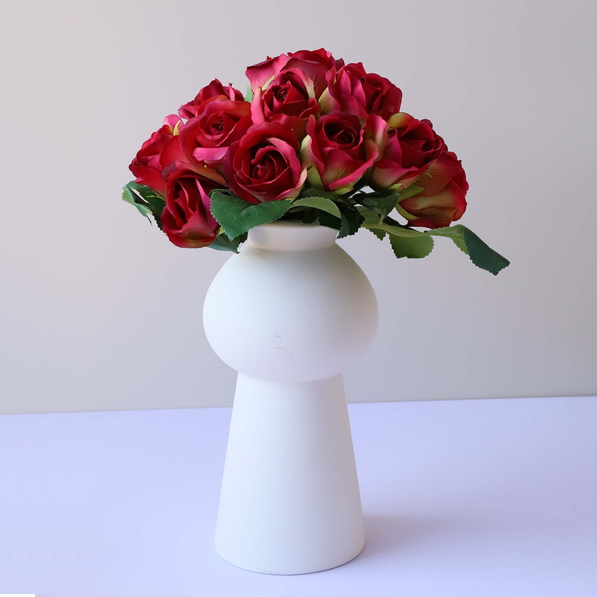 Small Flower Bouquet Silk Roses Bunches