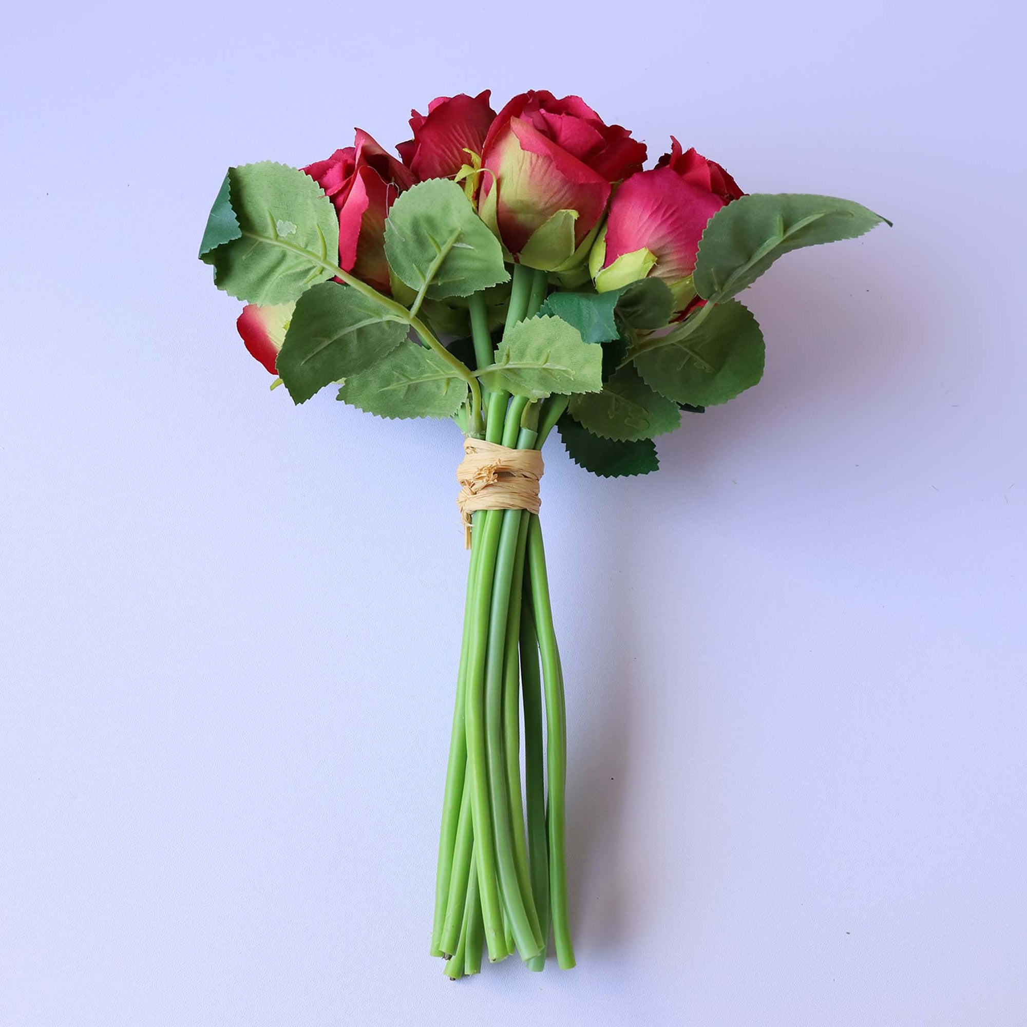 Small Flower Bouquet Silk Roses Bunches