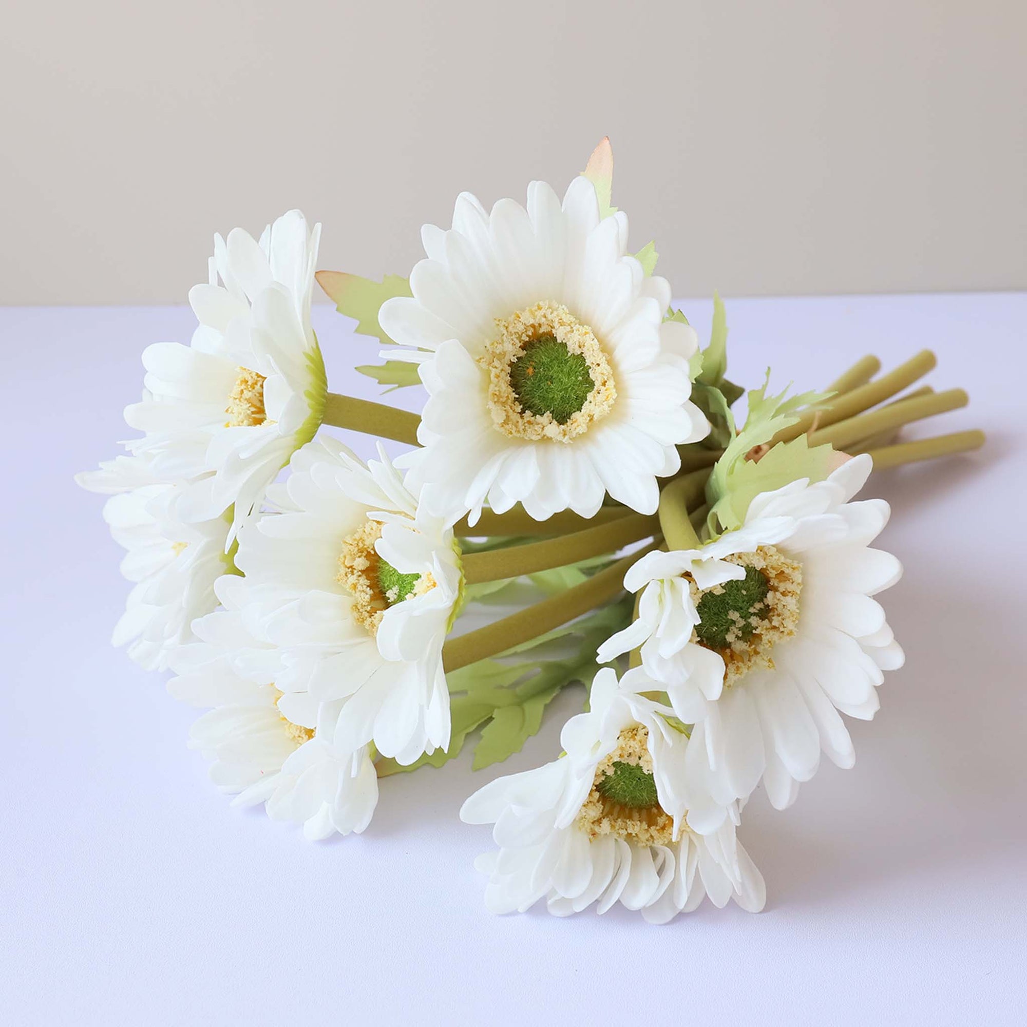Artificial Gerbera Daisy Bouquet Real Touch Flowers for Wedding Bouquets