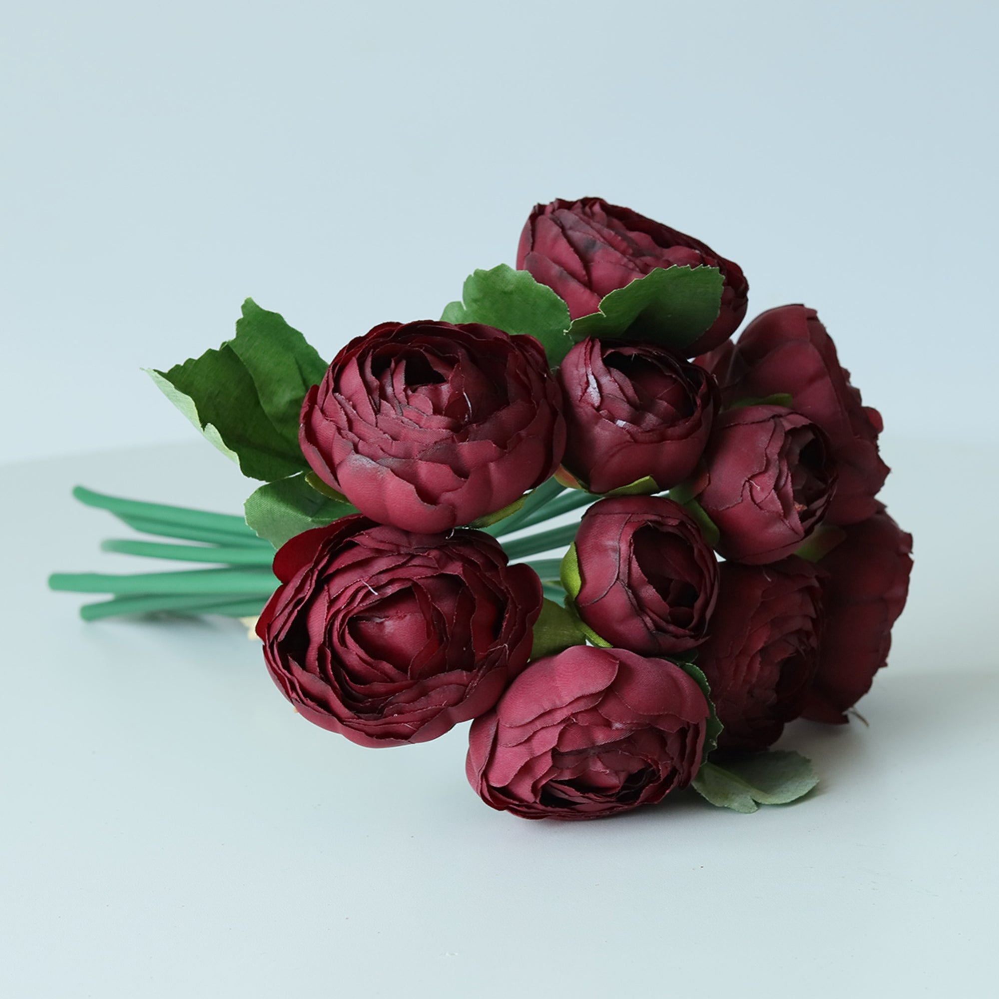 Small Silk Peony Ranunculus Flower Bouquet