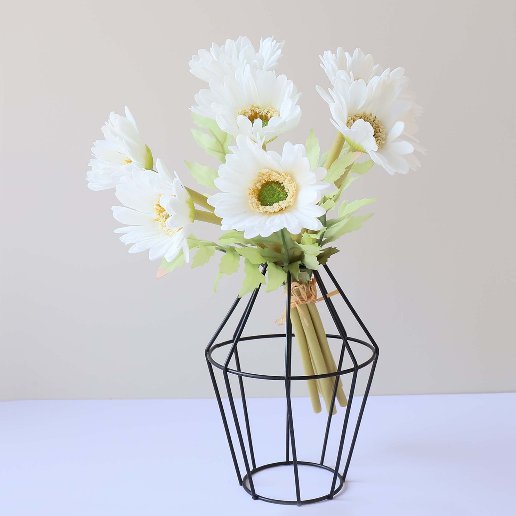 Artificial Gerbera Daisy Bouquet Real Touch Flowers for Wedding Bouquets