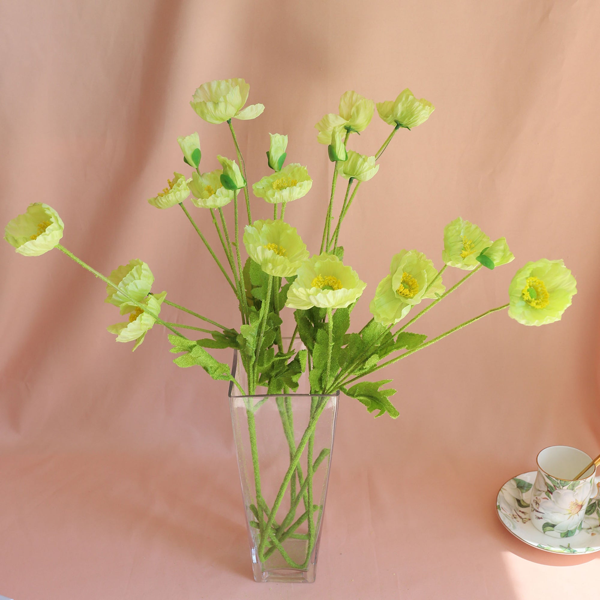 Artificial Poppies Silk Poppy Flowers