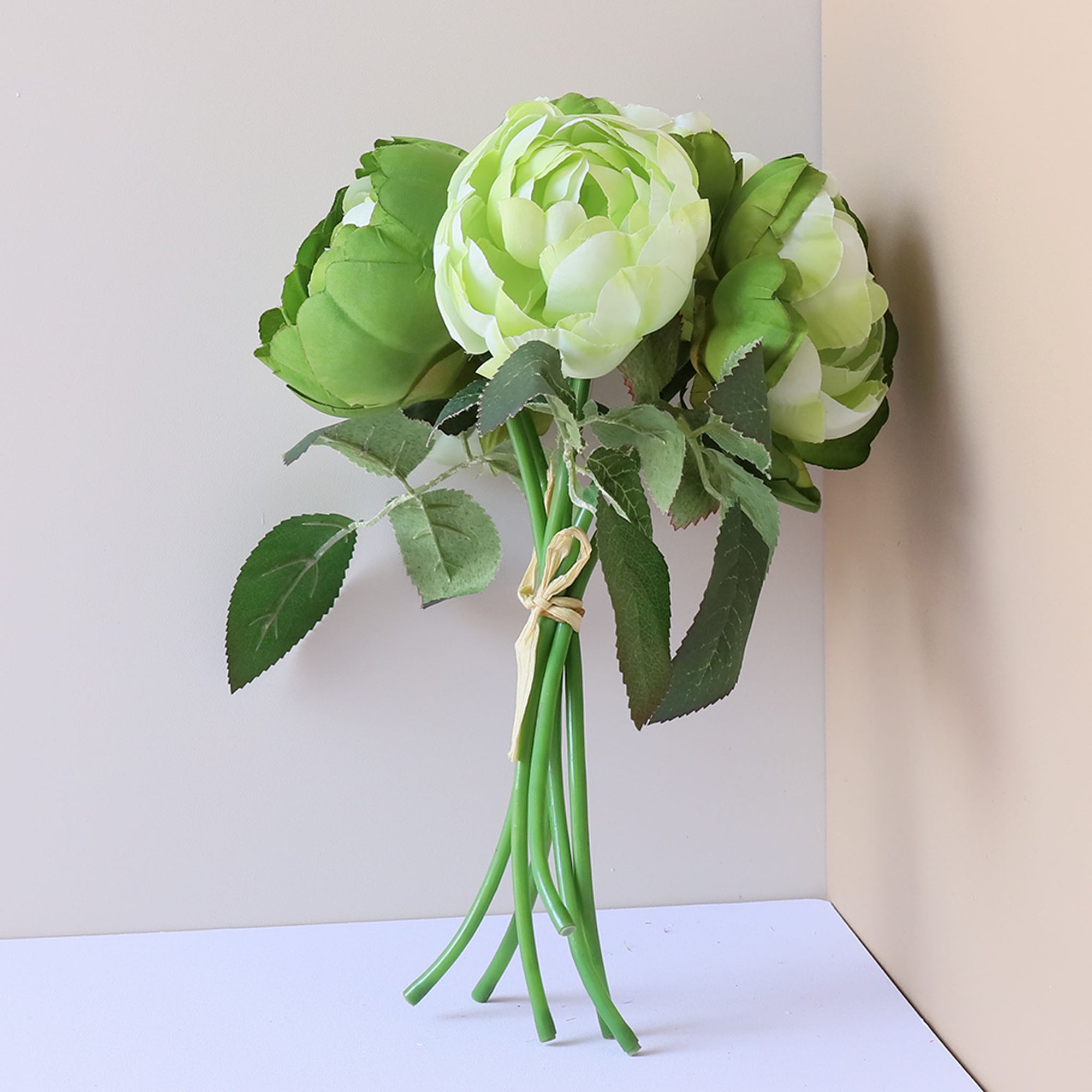 Faux Silk Peony Bouquet Artificial Flower Arrangement Wedding Centerpieces Decor