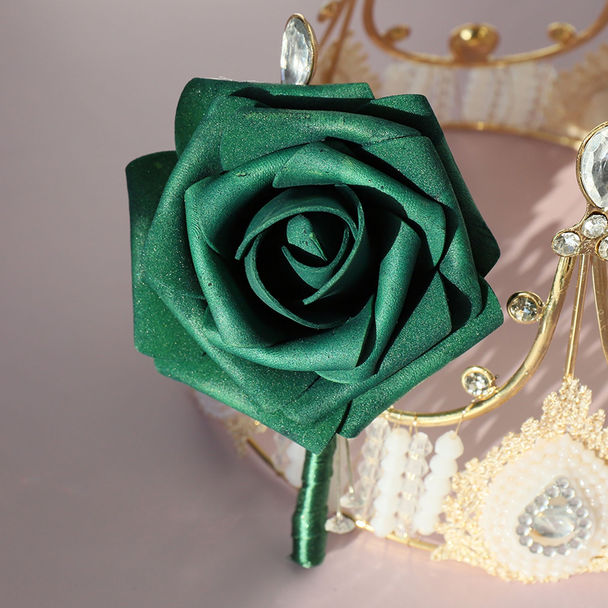 Emerald Green Wedding Bouquet Package