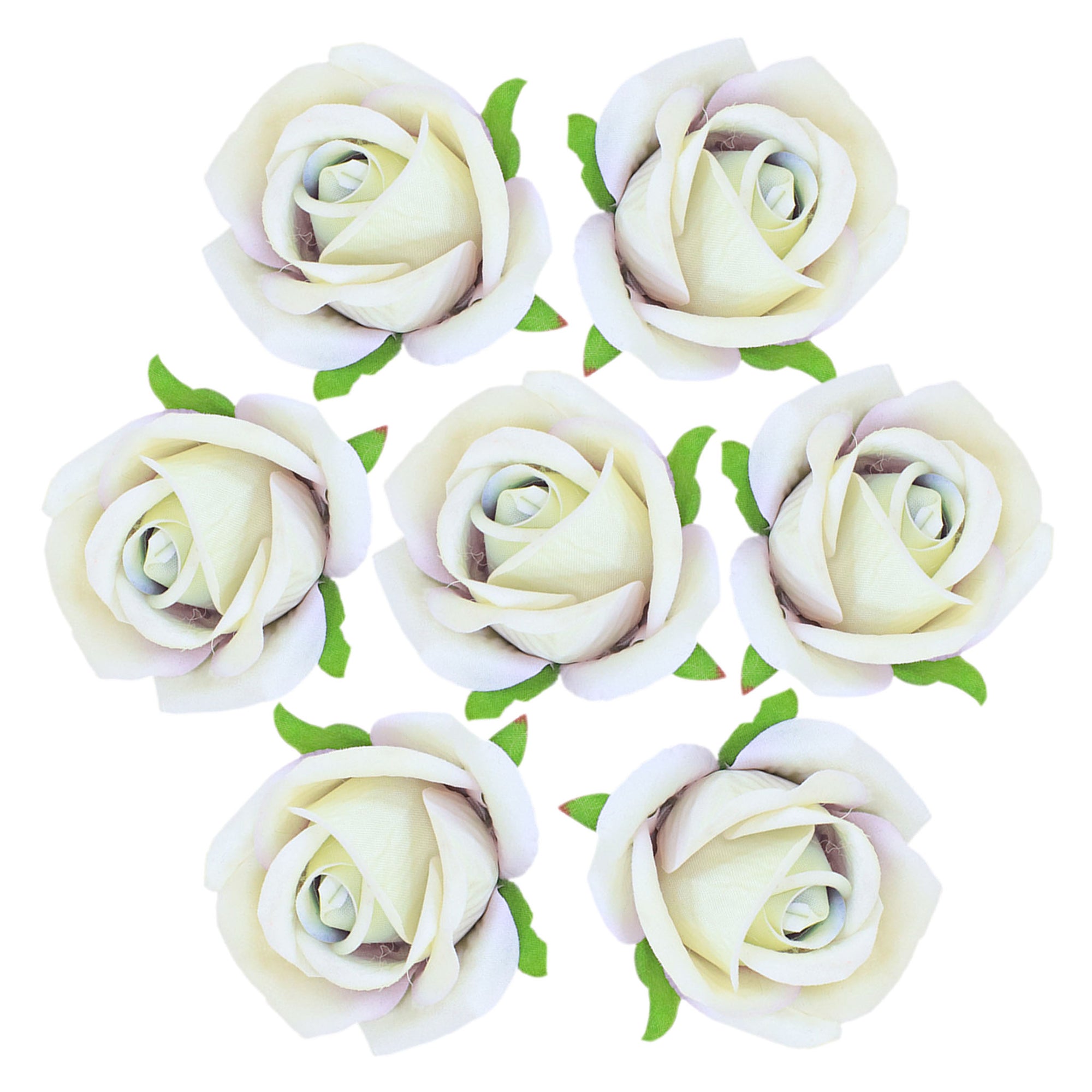 Artificial Flowers Silk Rosebud Flower Heads