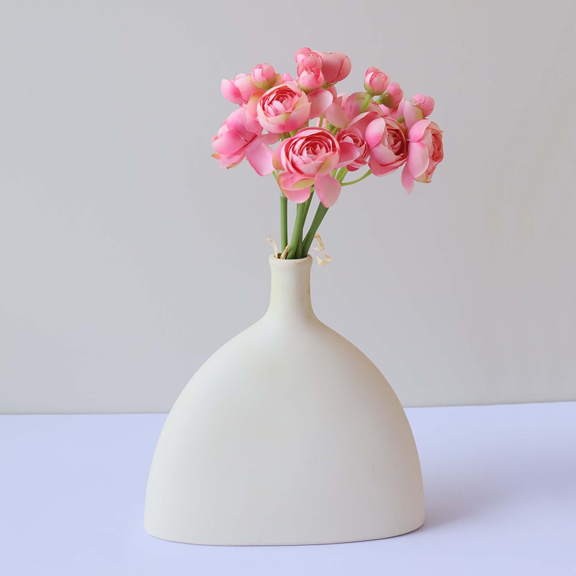 Mini Silk Ranunculus Flower Bush