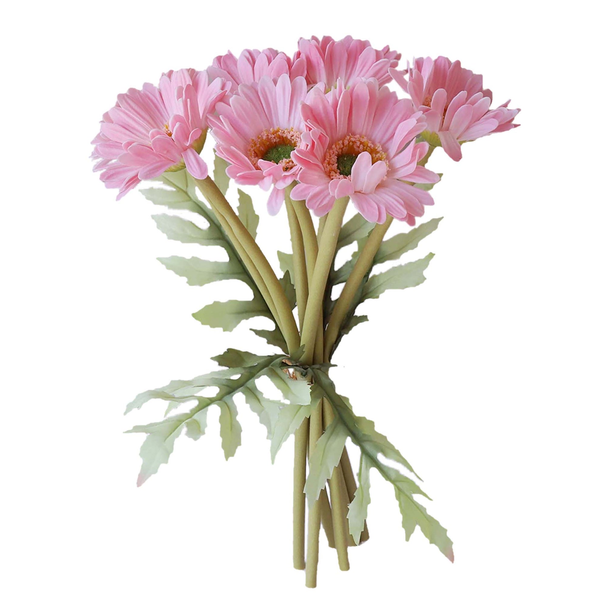 Artificial Gerbera Daisy Bouquet Real Touch Flowers for Wedding Bouquets