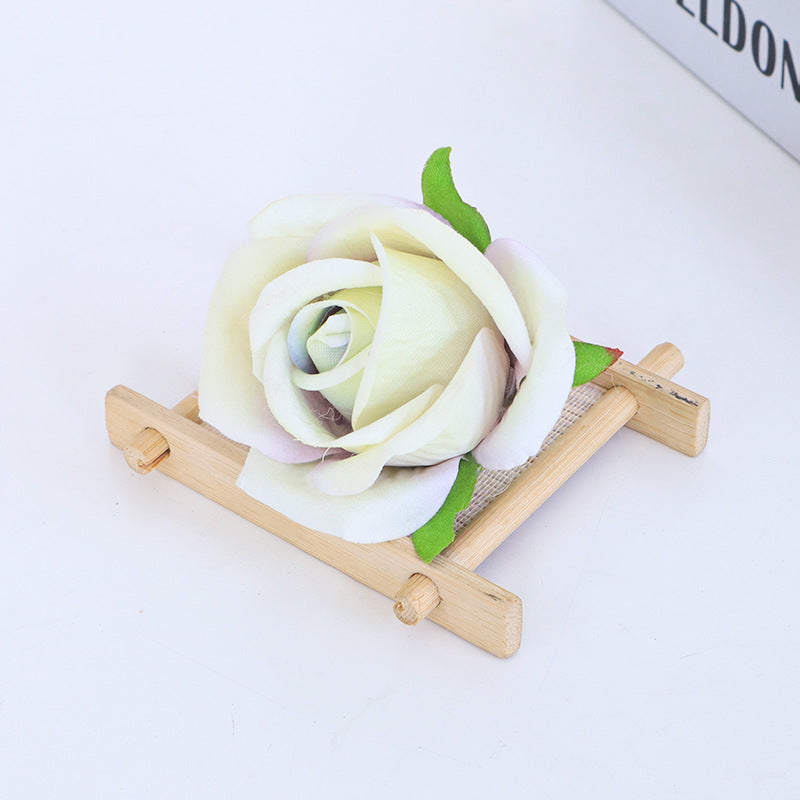 Artificial Flowers Silk Rosebud Flower Heads
