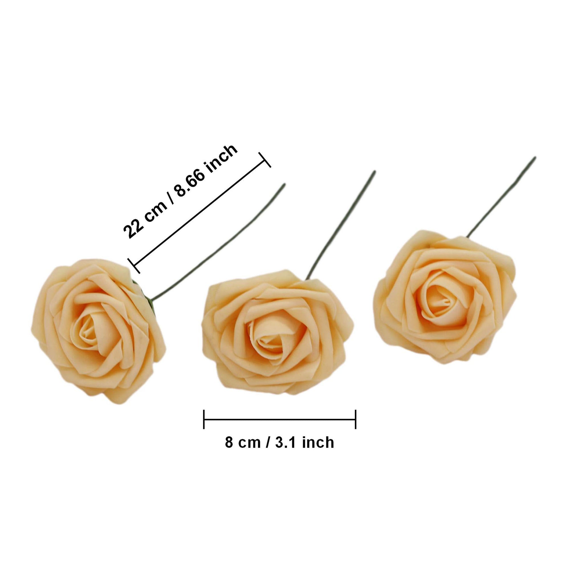 Canary Flowers Roses Artificial Wedding Flowers