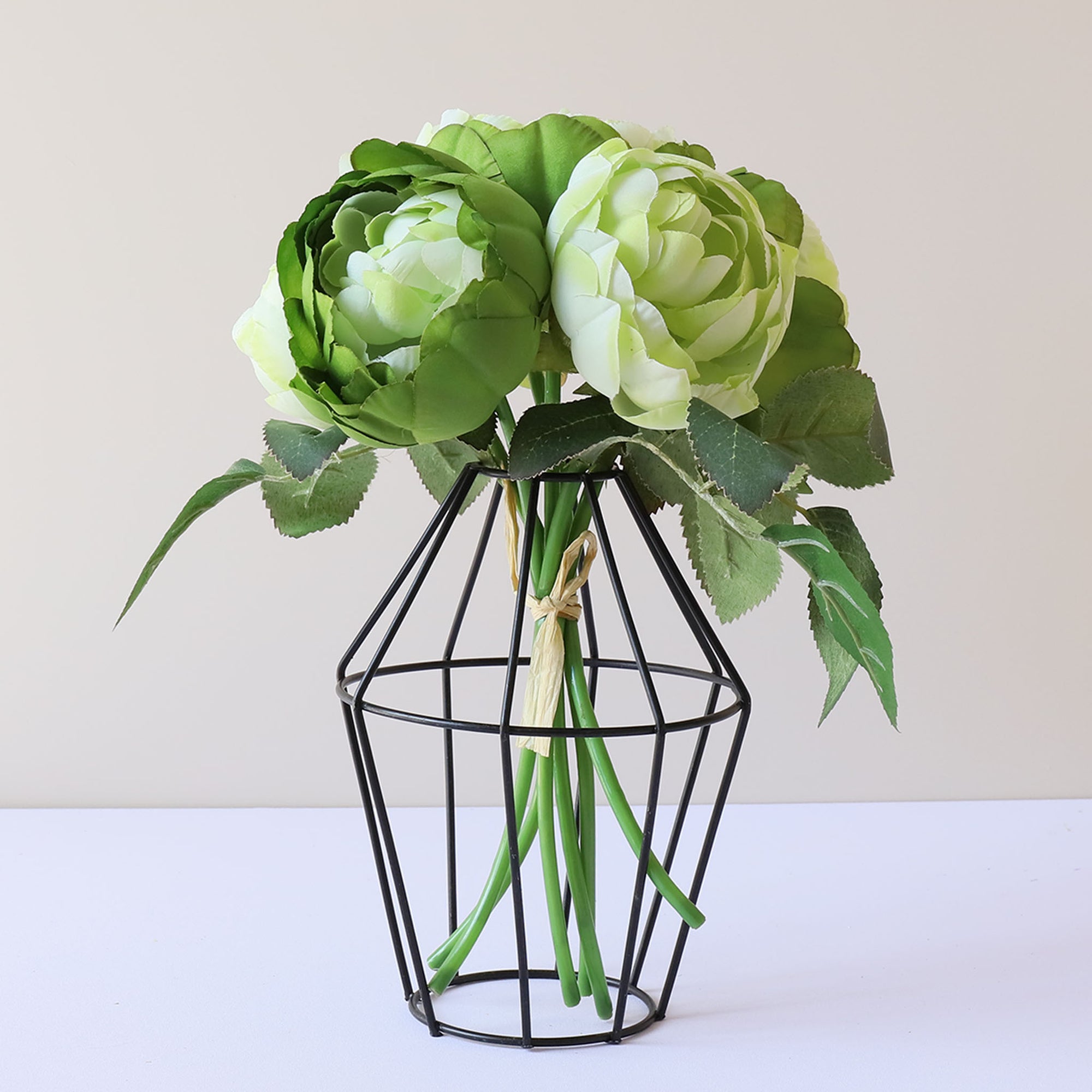 Faux Silk Peony Bouquet Artificial Flower Arrangement Wedding Centerpieces Decor