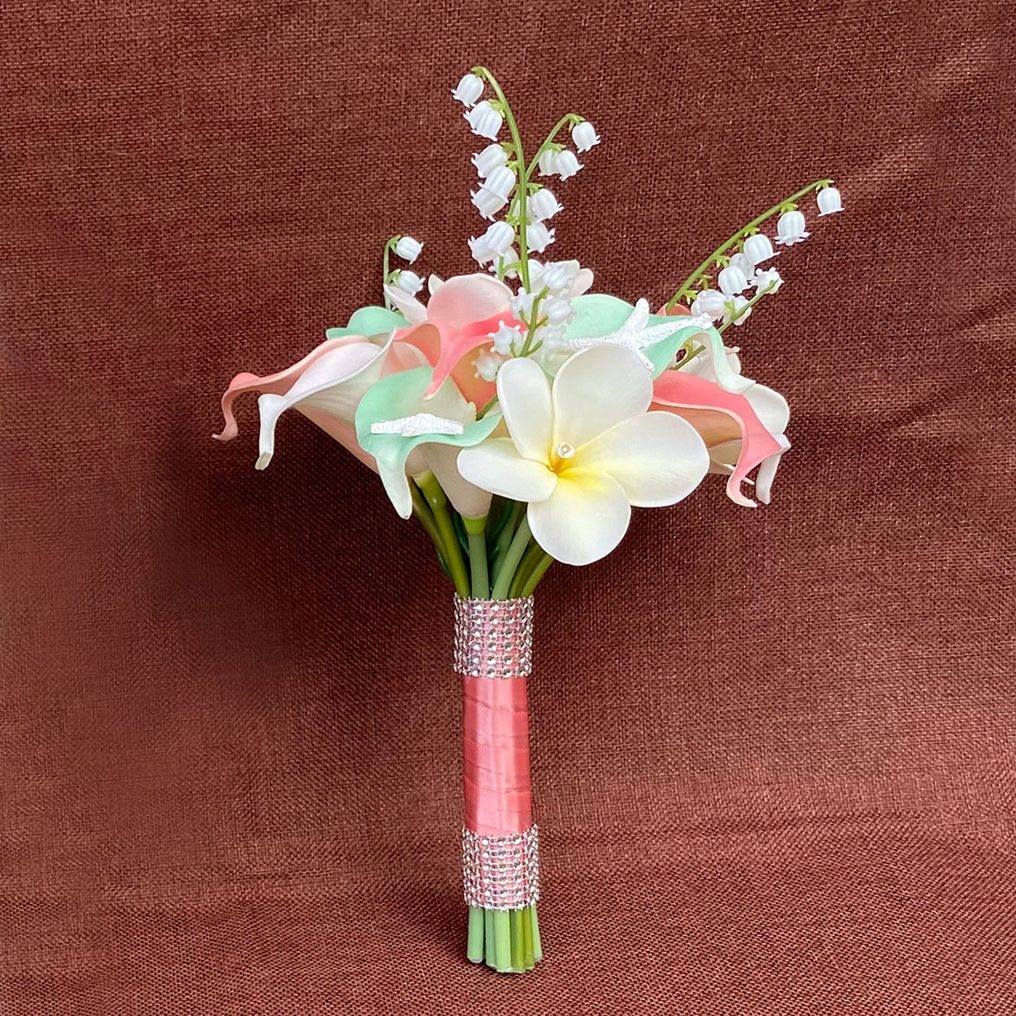 Bridesmaid Beach Wedding Bouquets Fake Calla Lilies Starfish