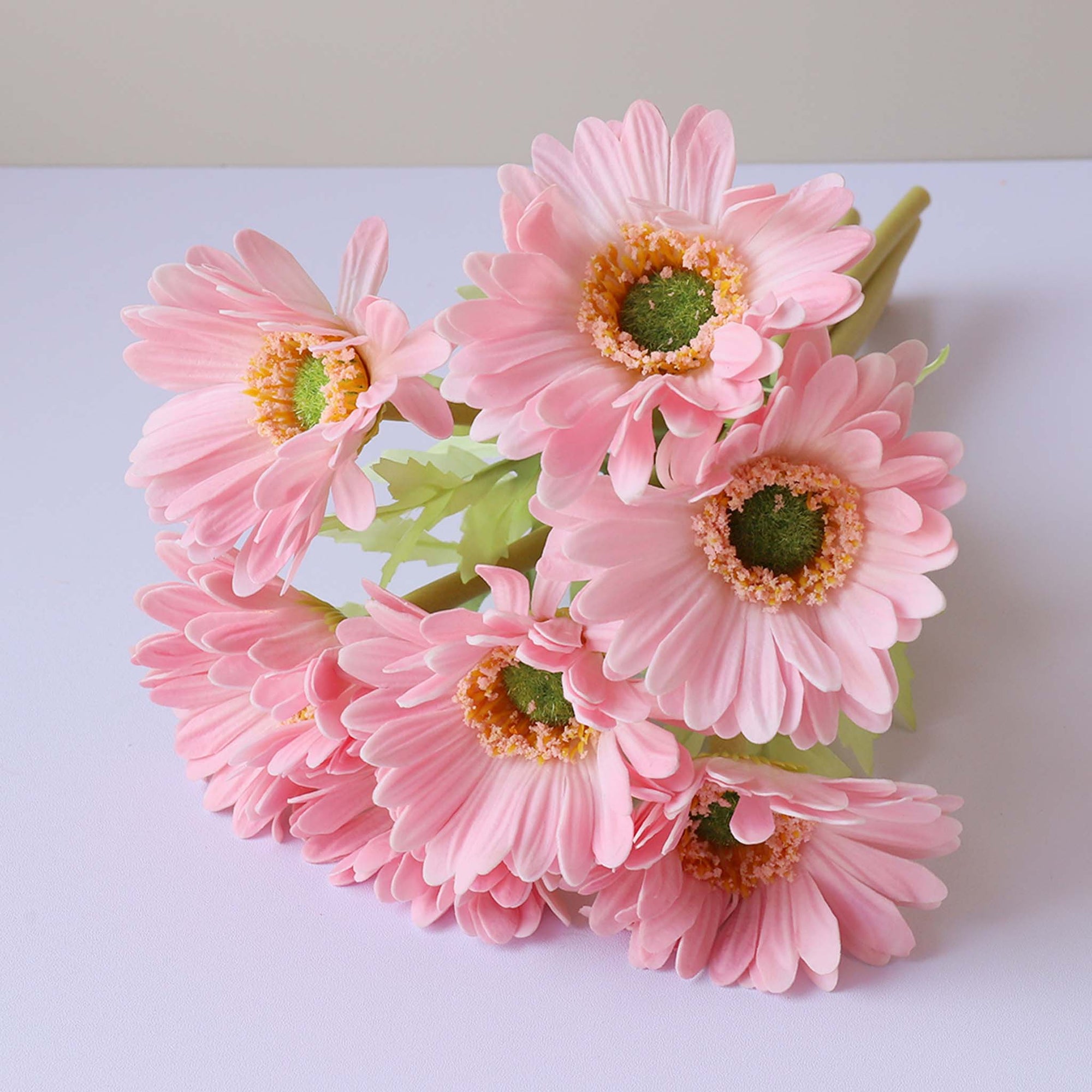 Artificial Gerbera Daisy Bouquet Real Touch Flowers for Wedding Bouquets