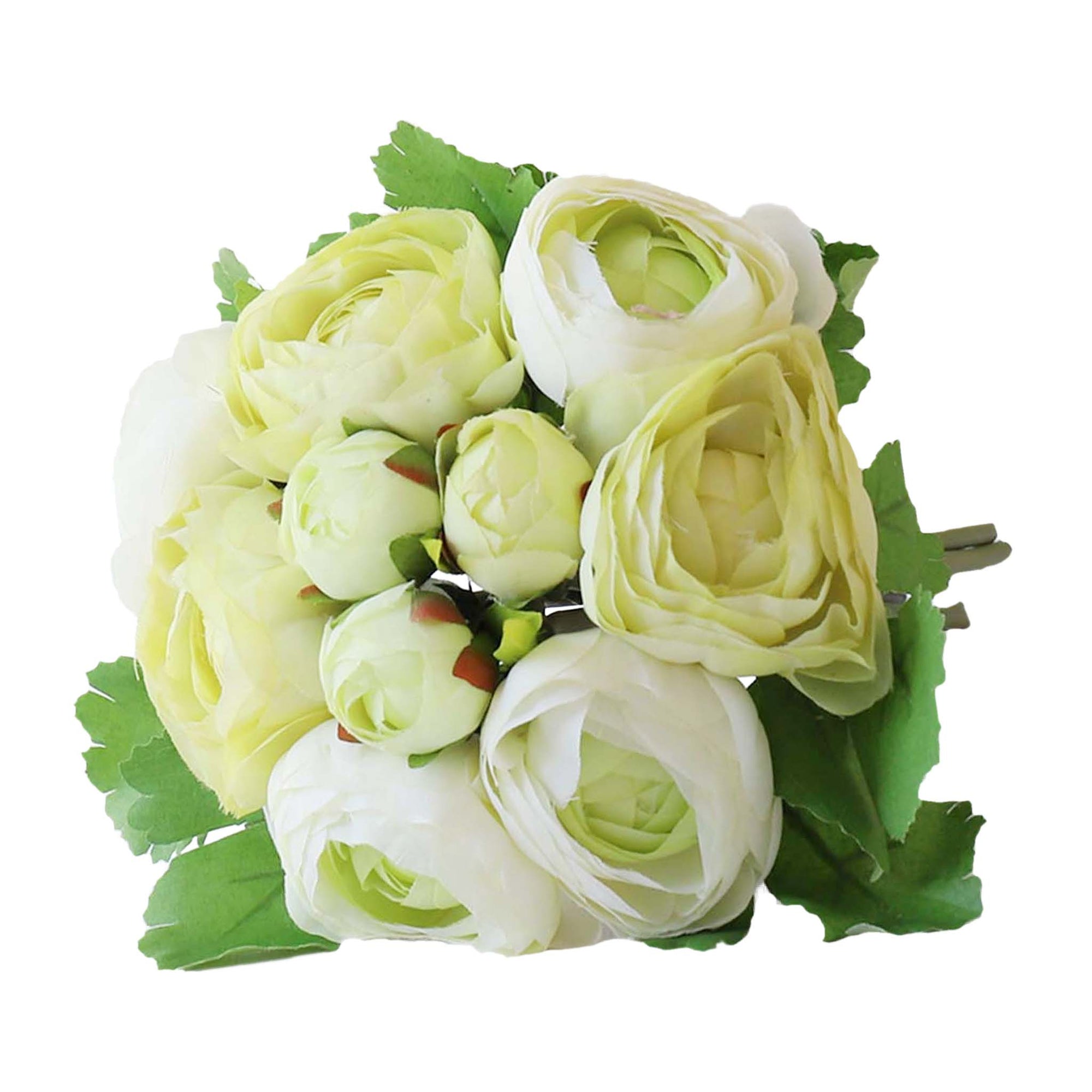 Silk Ranunculus Bouquet Artificial Camellia Flowers Arrangement