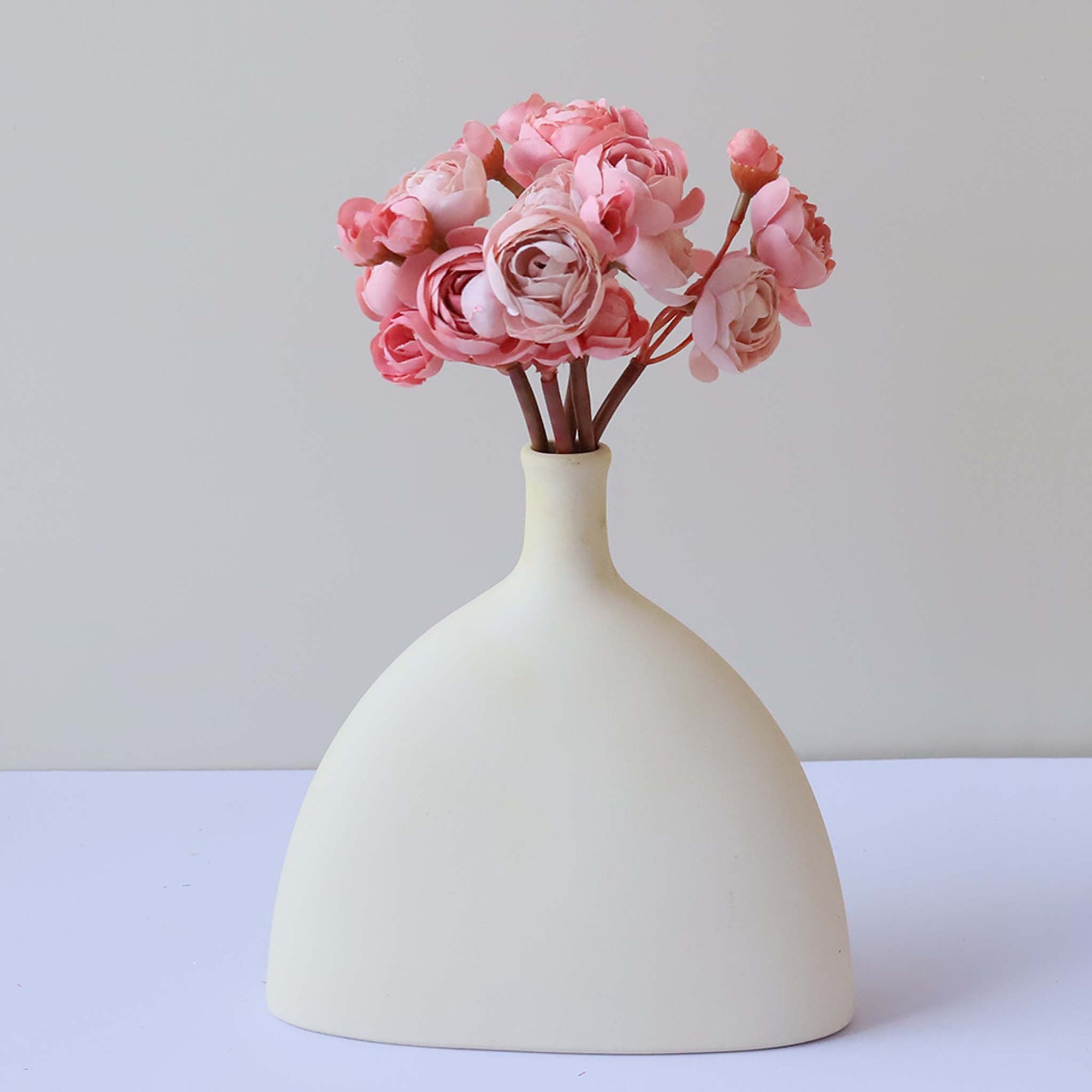 Small Peony Silk Ranunculus Flower Bundle