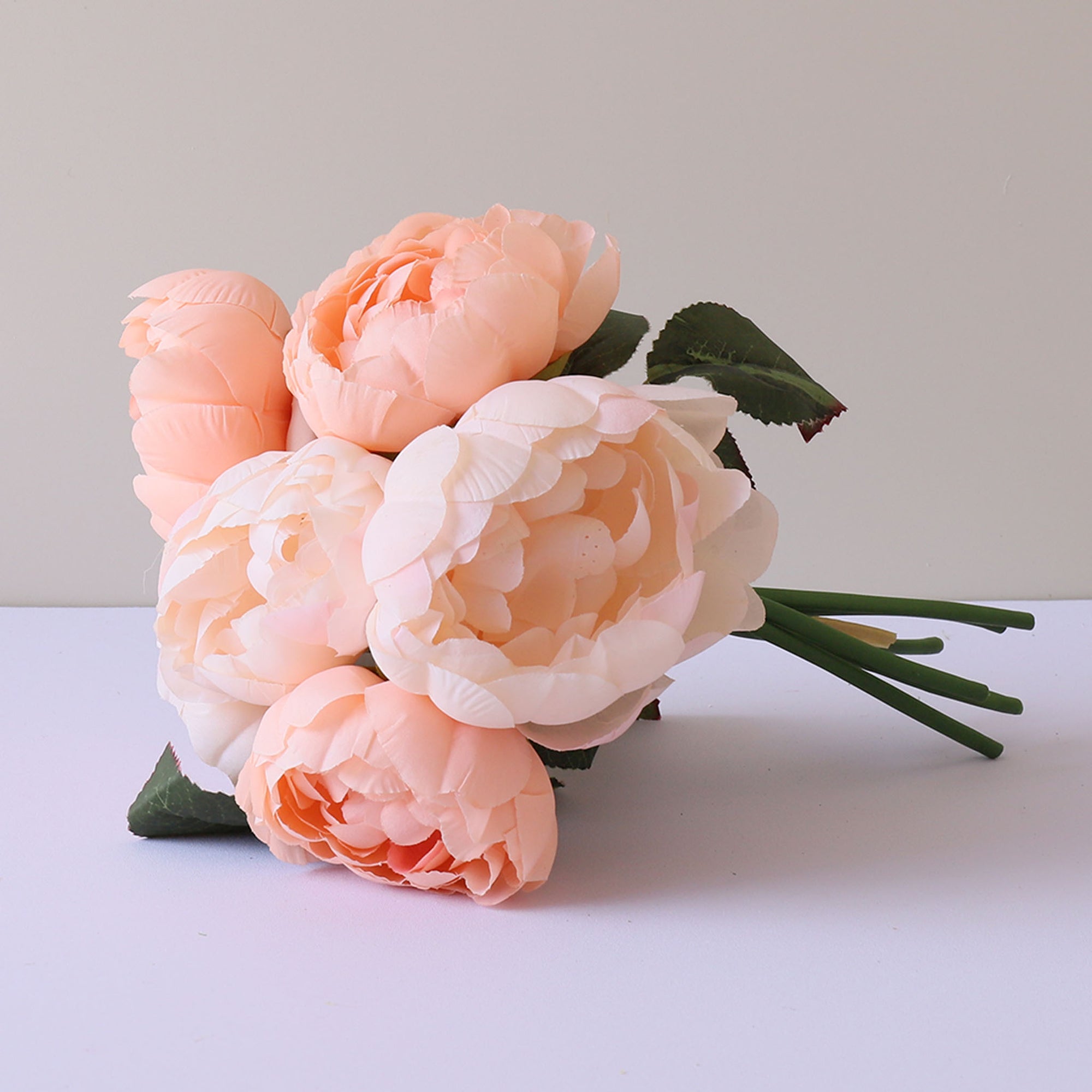 Faux Silk Peony Bouquet Artificial Flower Arrangement Wedding Centerpieces Decor