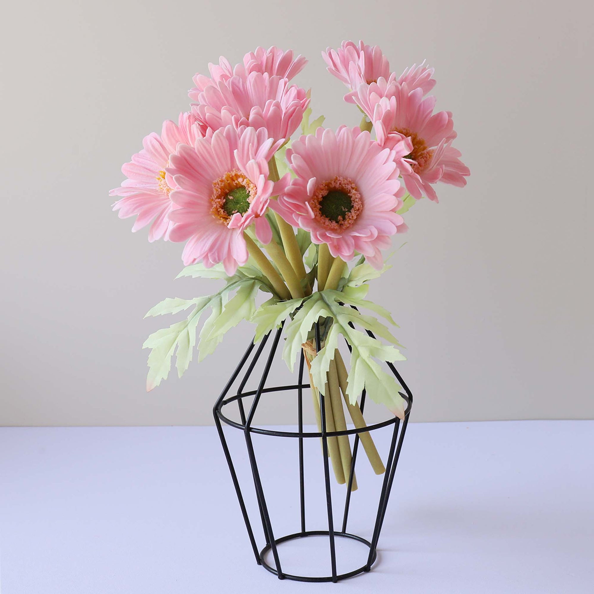 Artificial Gerbera Daisy Bouquet Real Touch Flowers for Wedding Bouquets