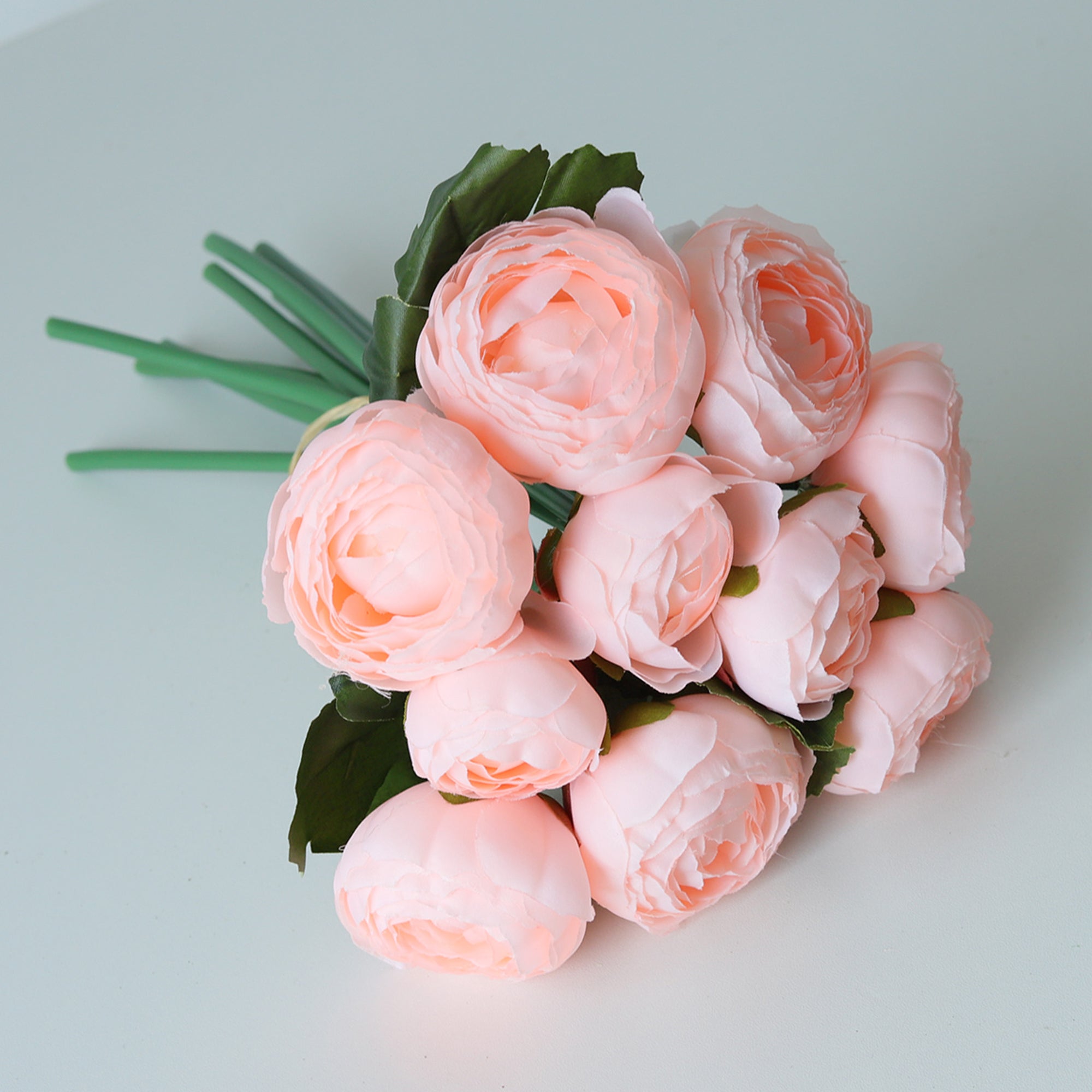 Small Silk Peony Ranunculus Flower Bouquet