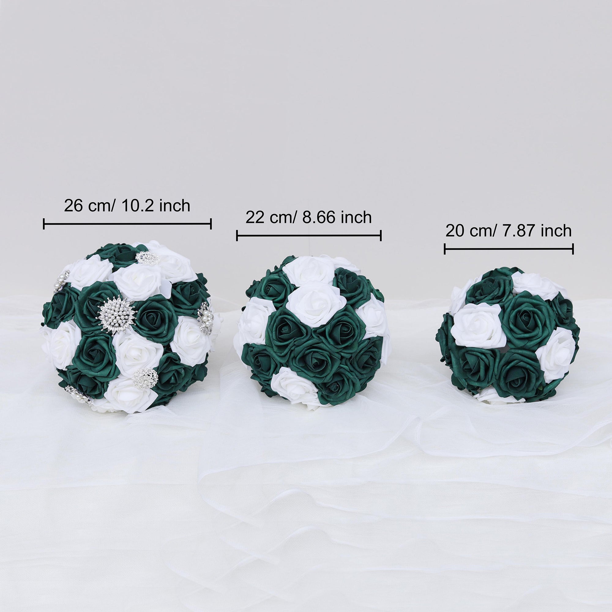 Emerald Green Wedding Bouquet Package