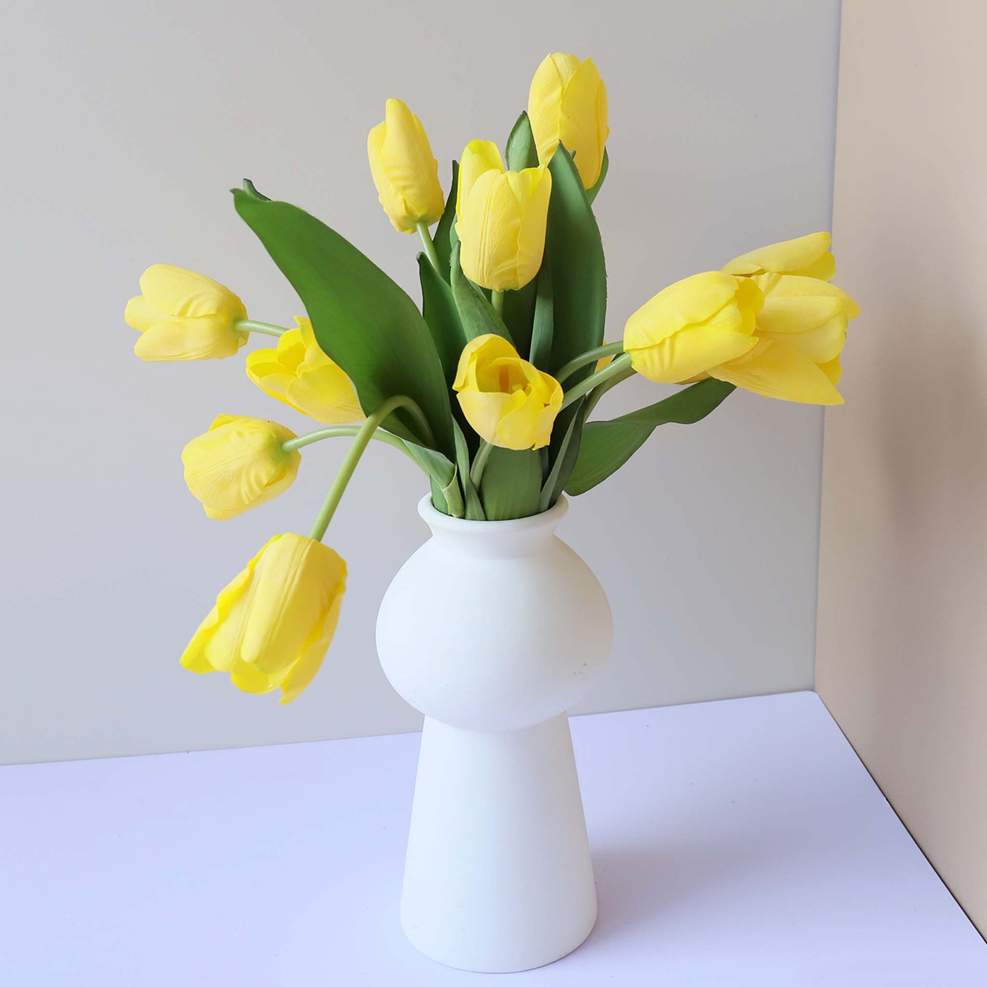 Real Touch Tulips Silk Flowers for Home Decor