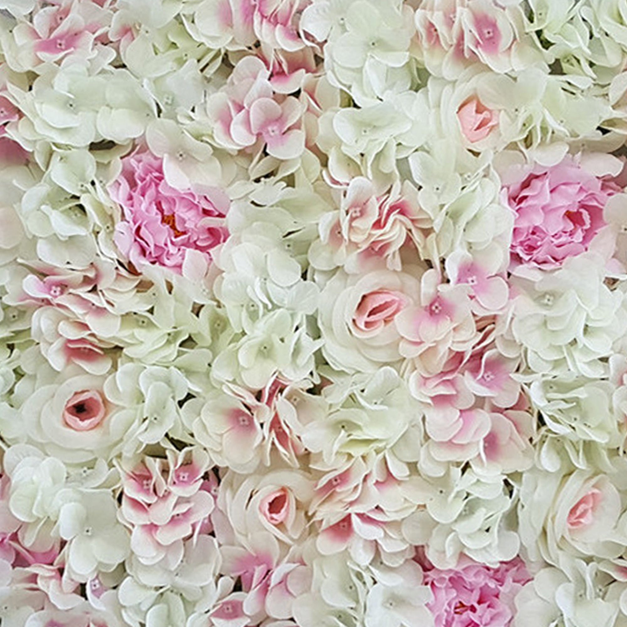 Pink Flower Background for Wedding Backdrop Artificial Flower Panel Silk Hydrangea