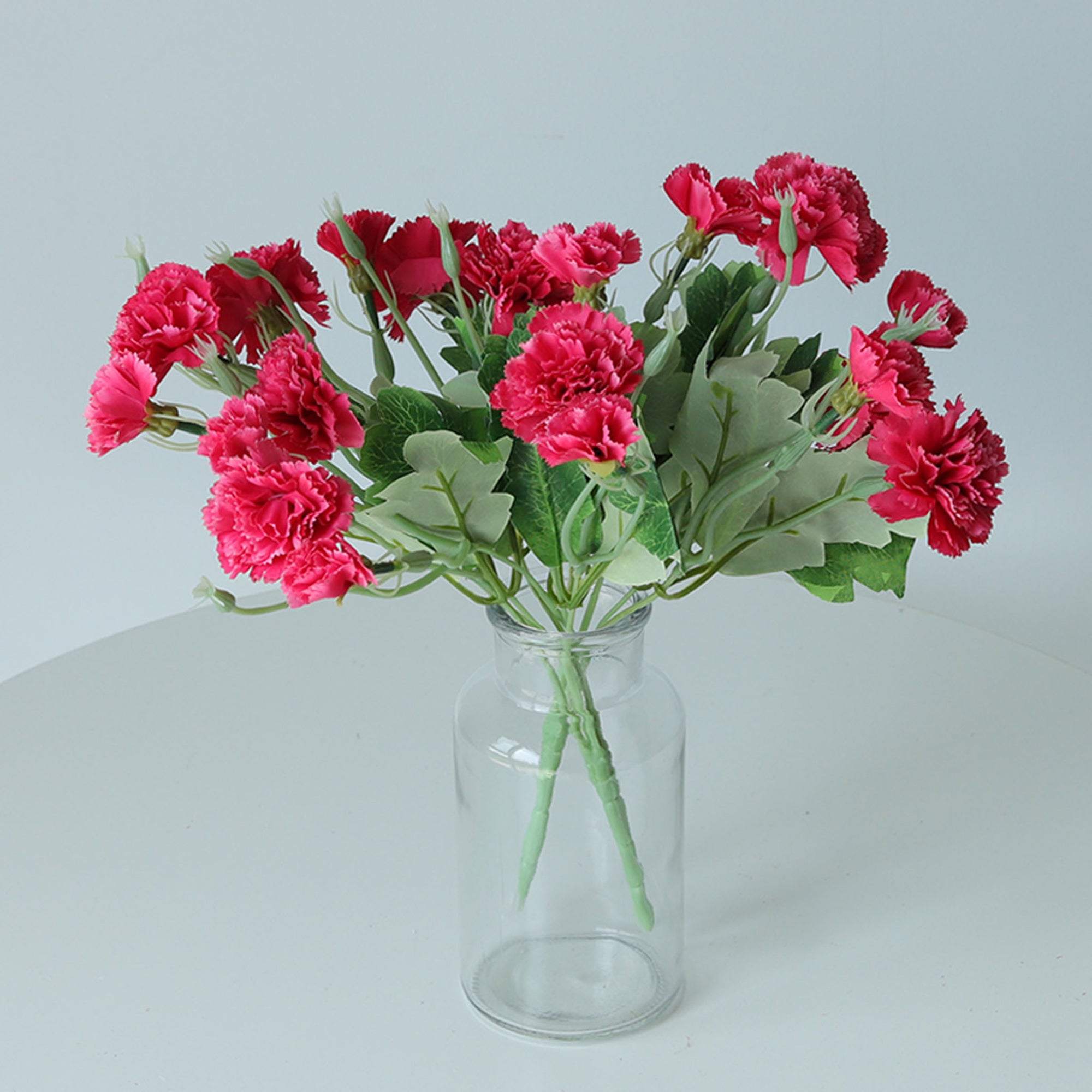 Fake Carnation Spray Silk Flowers Carnation Bush