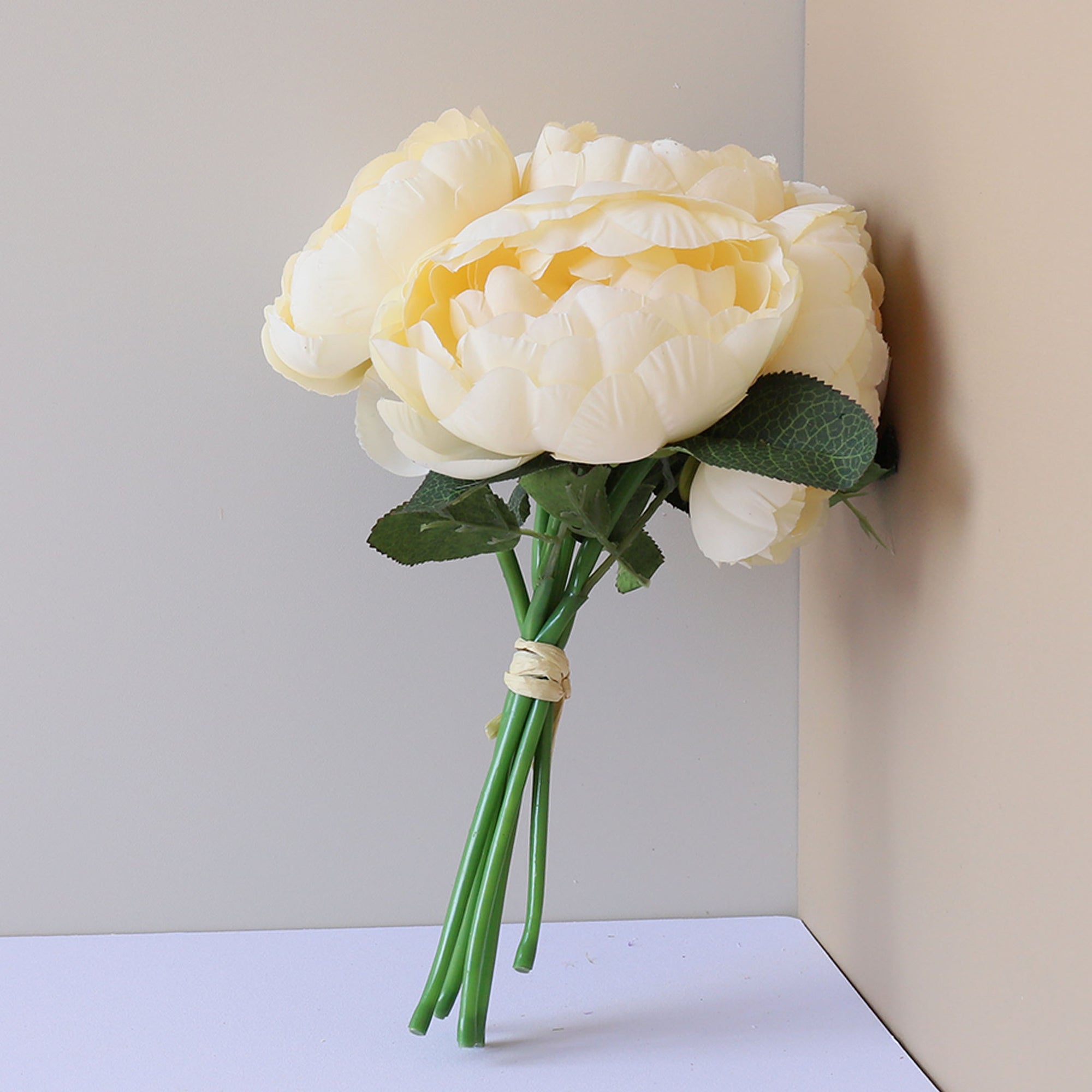 Faux Silk Peony Bouquet Artificial Flower Arrangement Wedding Centerpieces Decor