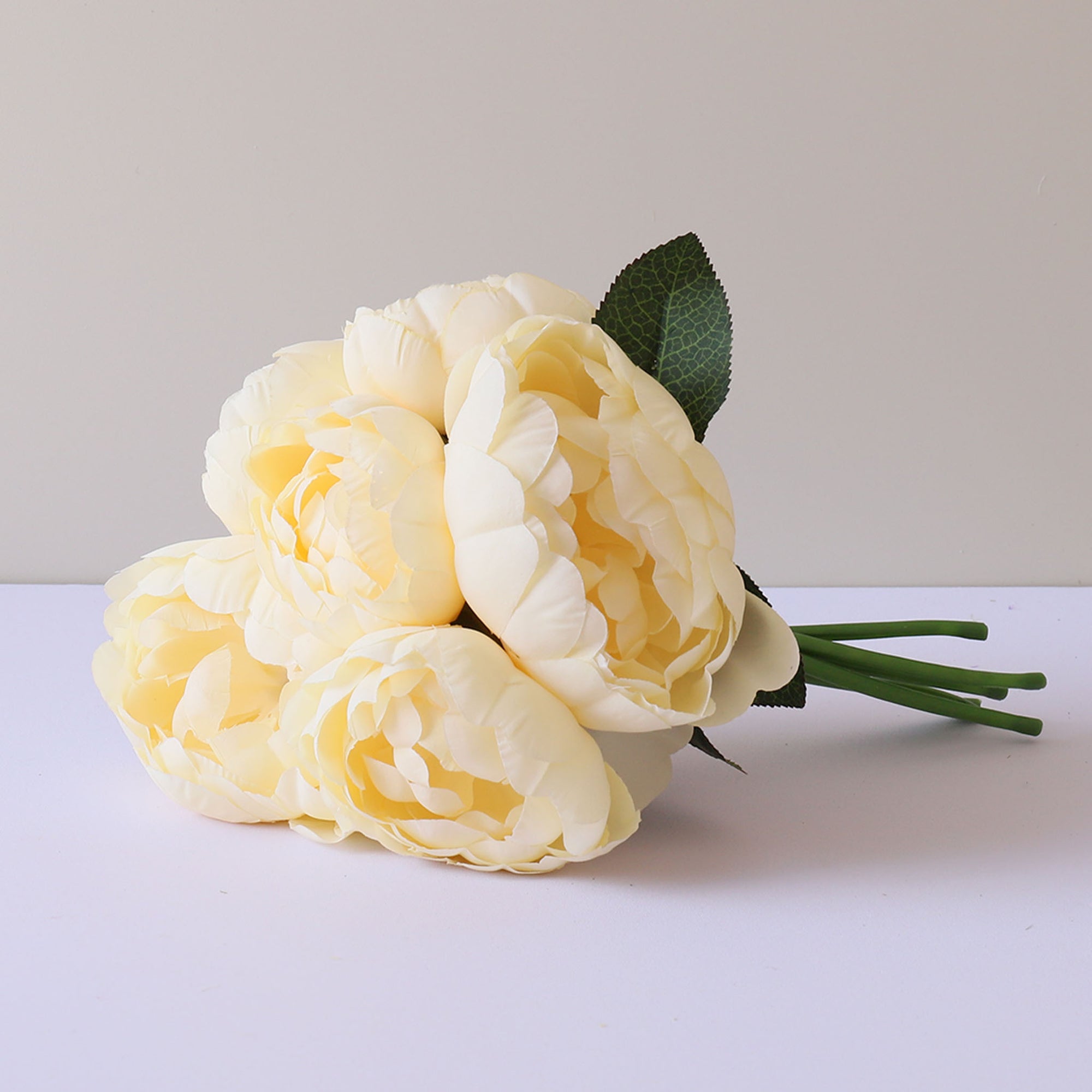 Faux Silk Peony Bouquet Artificial Flower Arrangement Wedding Centerpieces Decor