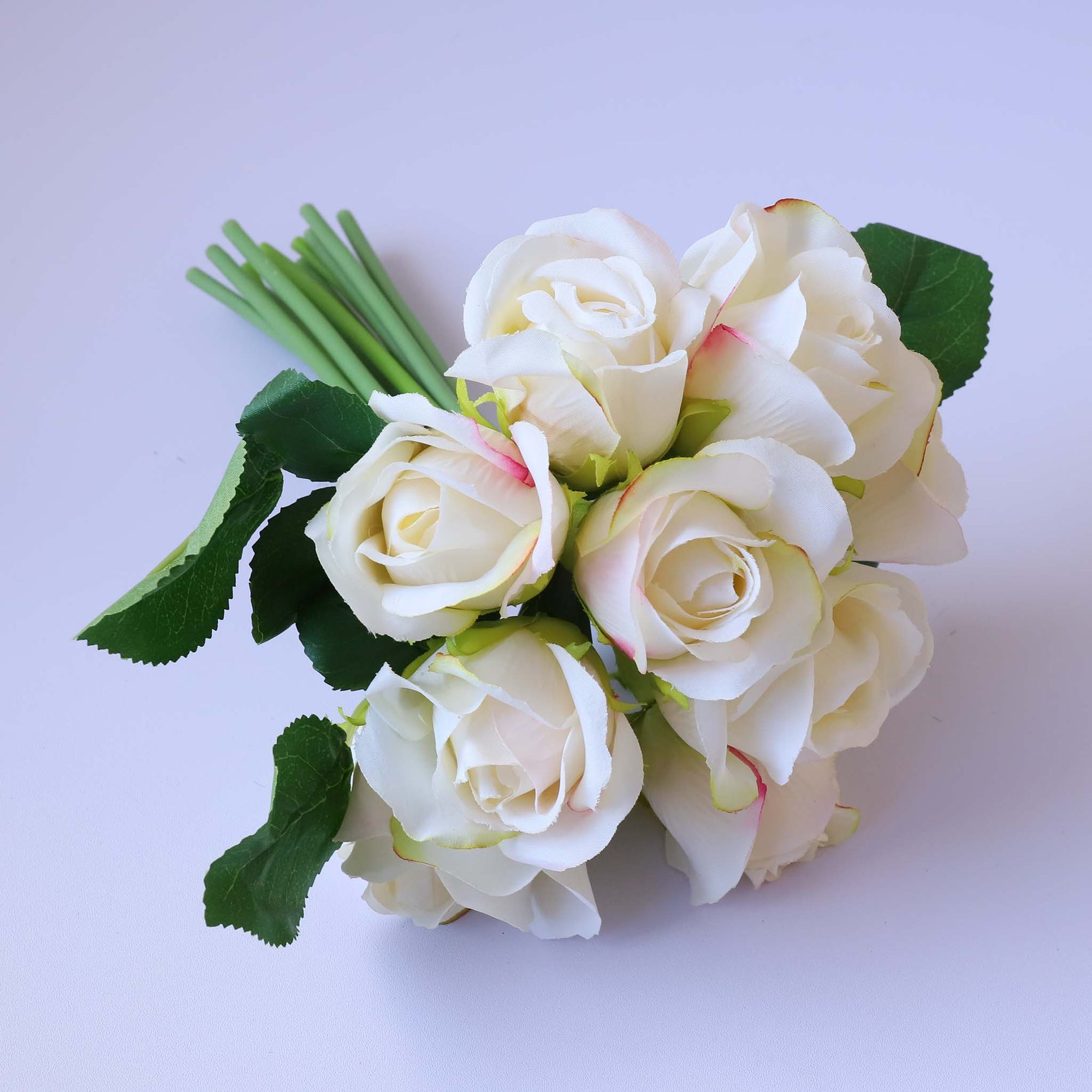 Small Flower Bouquet Silk Roses Bunches