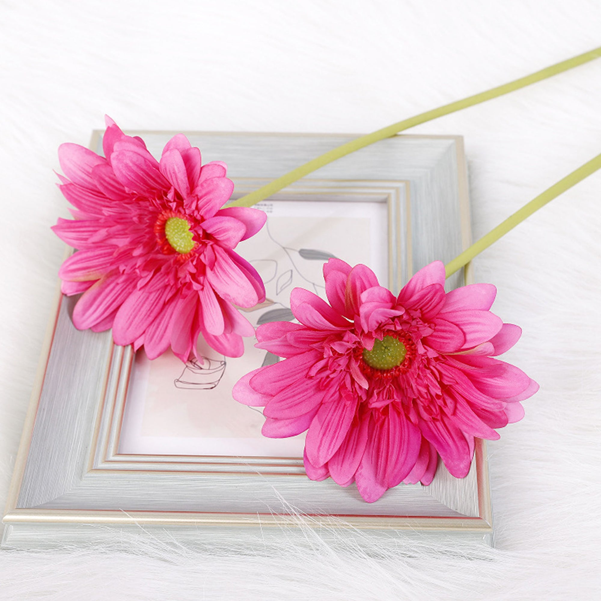 Realistic Gerbera Daisy Artificial Flowers