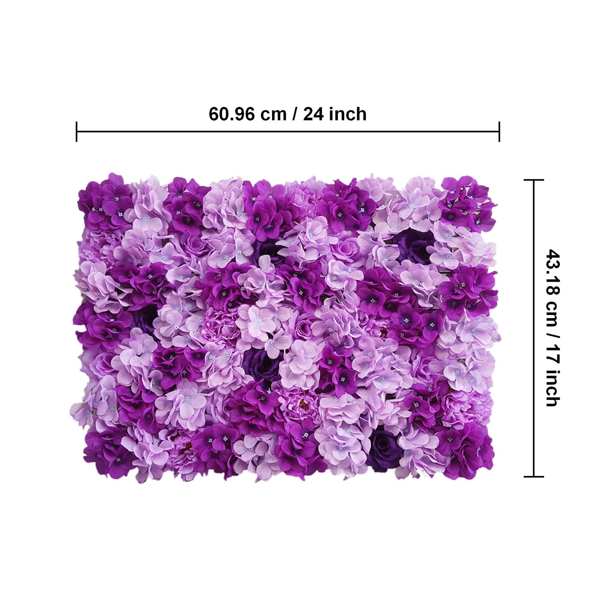 Purple Wedding Backdrops Artificial Hydrangea Lavender Photography Props
