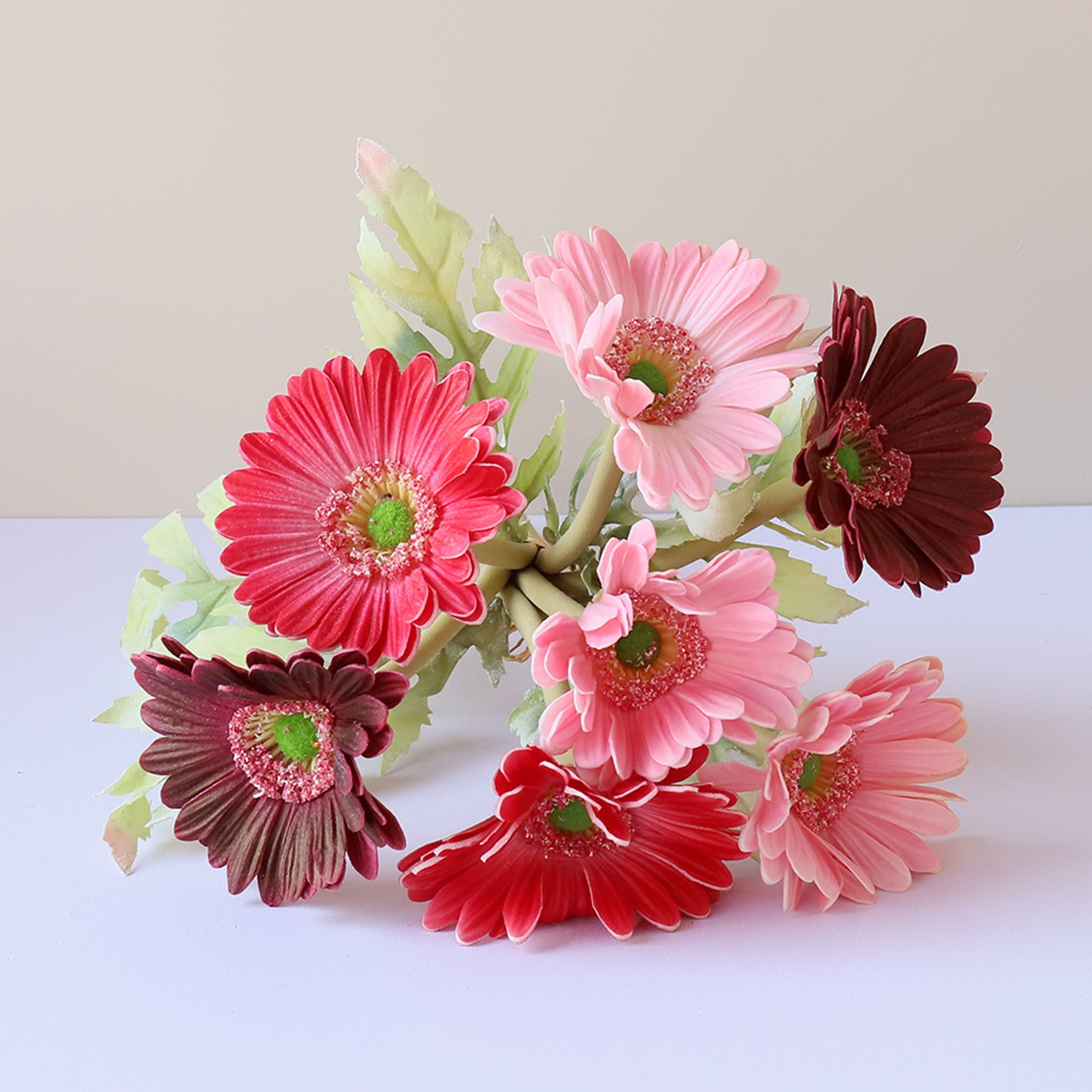 Artificial Gerbera Daisy Bouquet Real Touch Flowers for Wedding Bouquets
