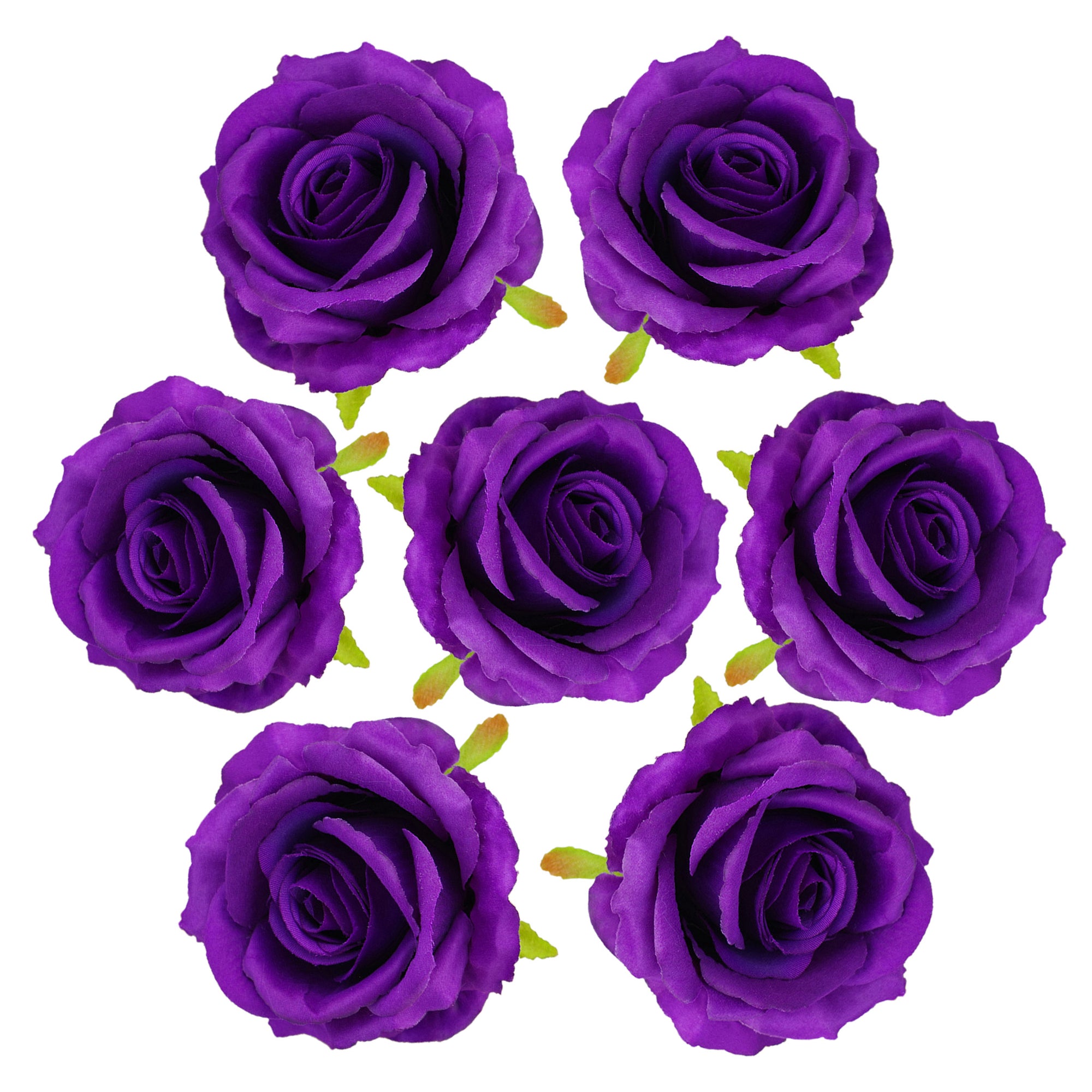 Quality Artificial Flower Heads Velvet Roses