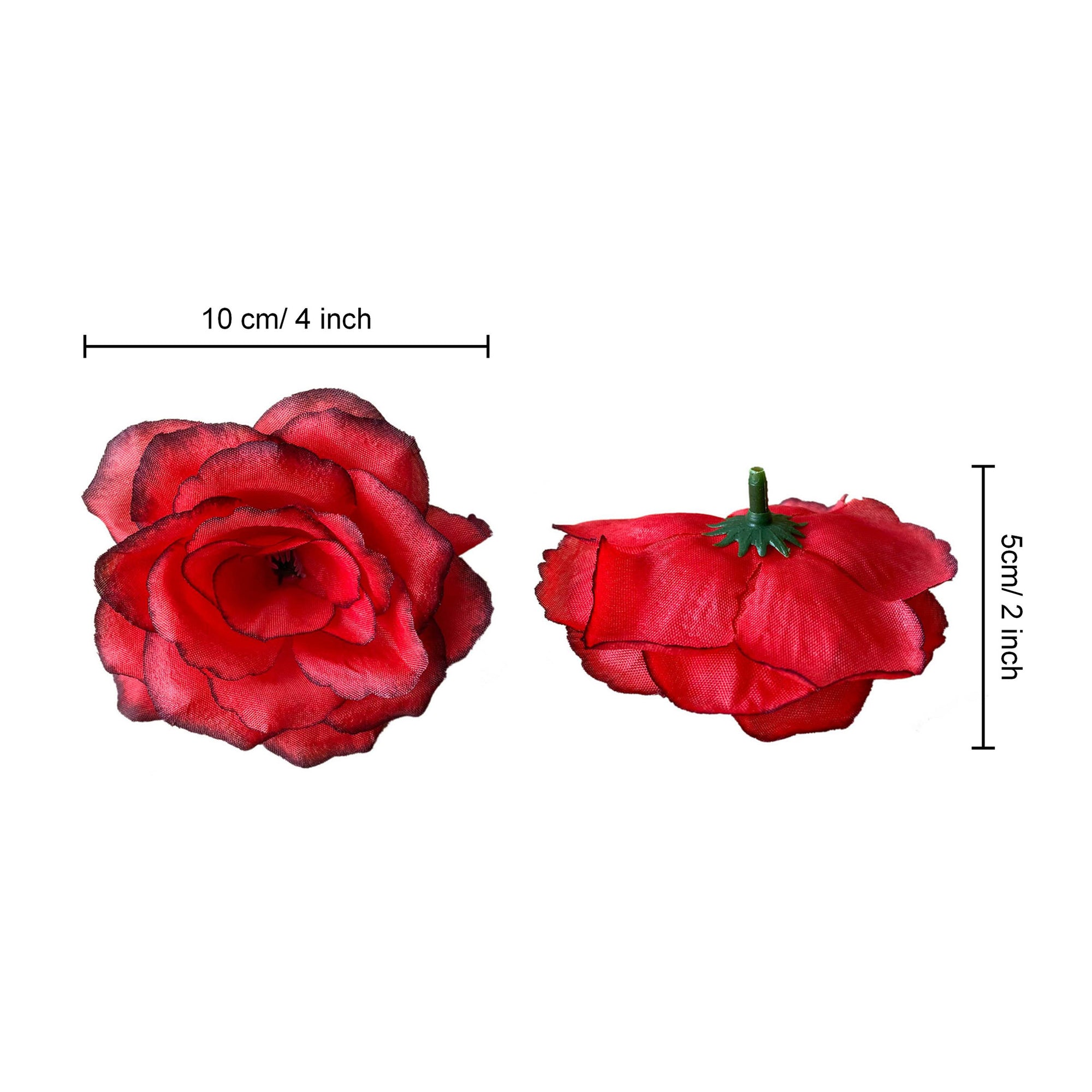 Silk Flower Heads 100 Bulk Wholesale Artificial Flowers 4 inches Roses 20 Colors