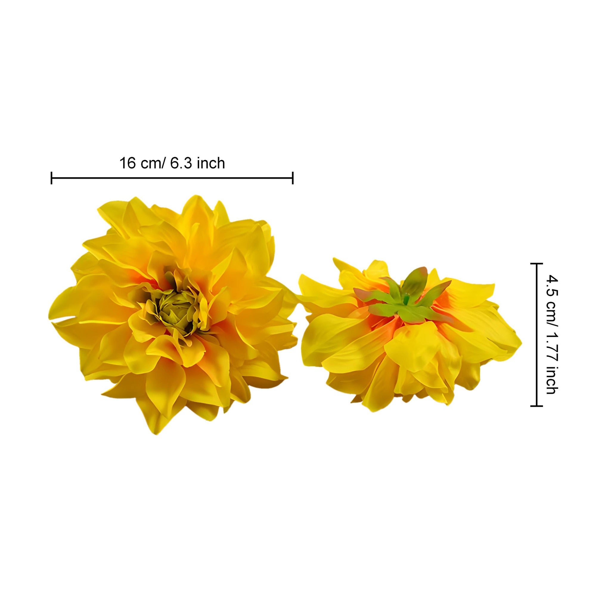 Wholesale Bulk Large Silk Dahlia Flowers 16cm