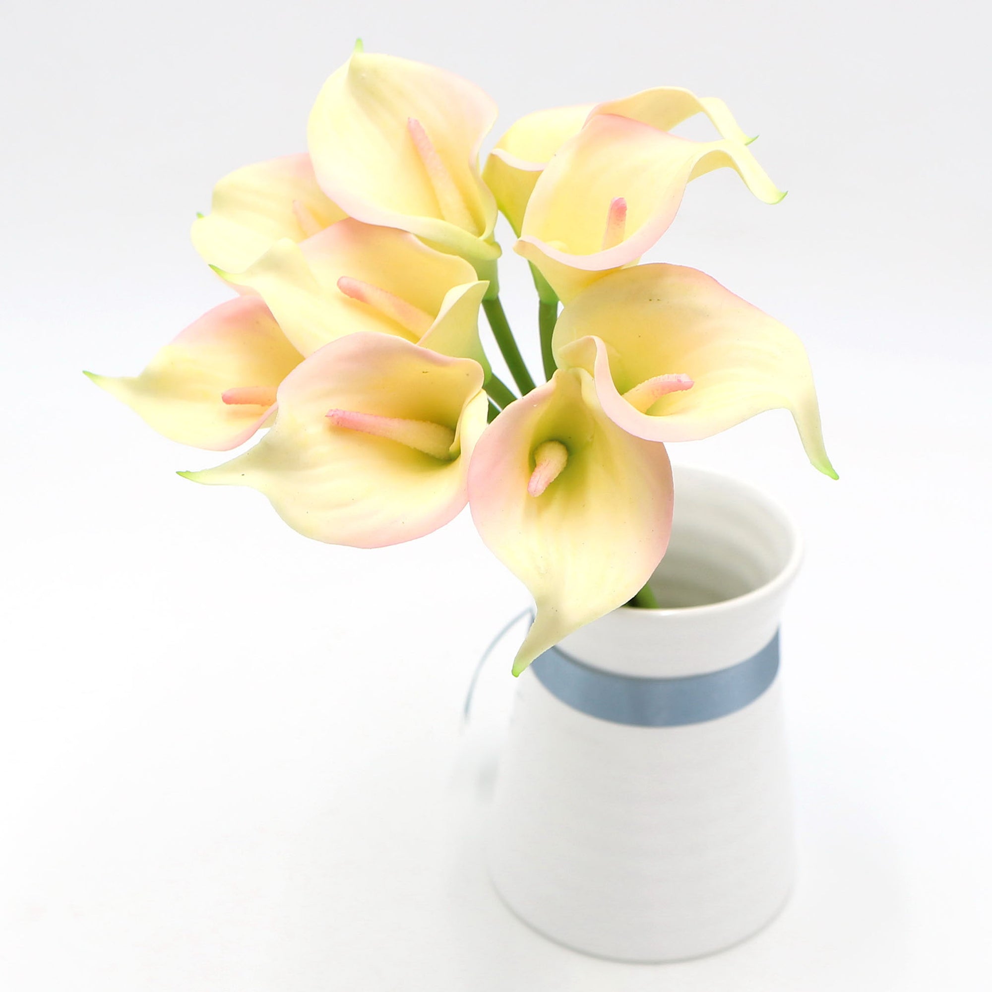 Light Pink Calla Lilies Bouquet Wedding Flowers DIY Crafts