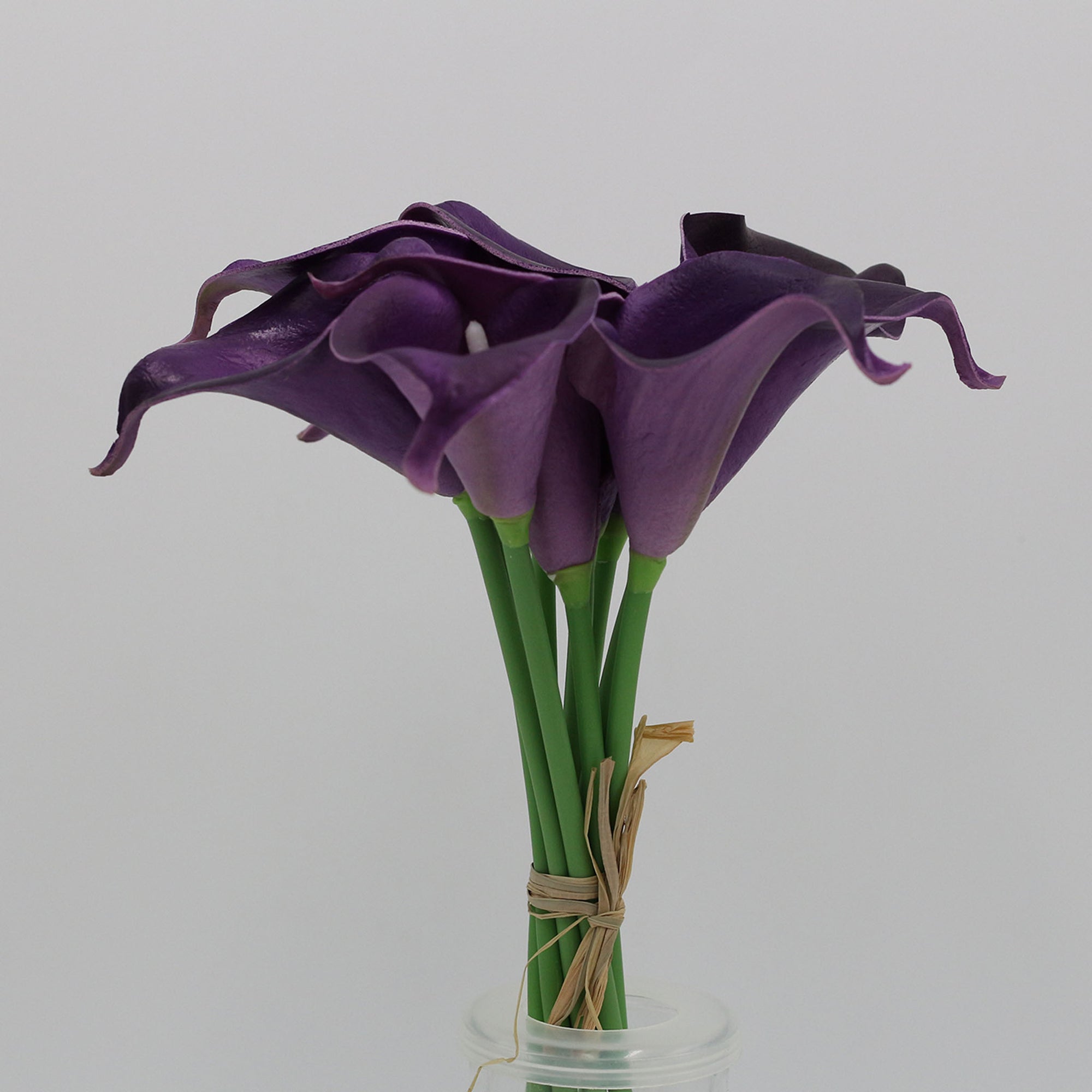 Eggplant Purple Calla Lily Wedding Bouquet
