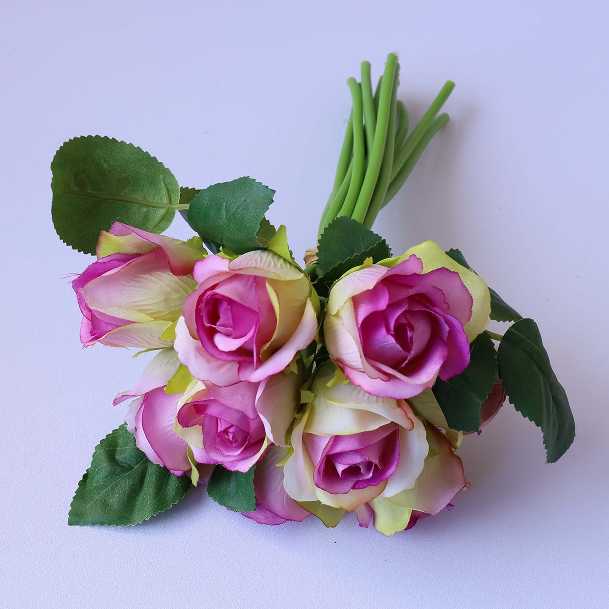 Small Flower Bouquet Silk Roses Bunches