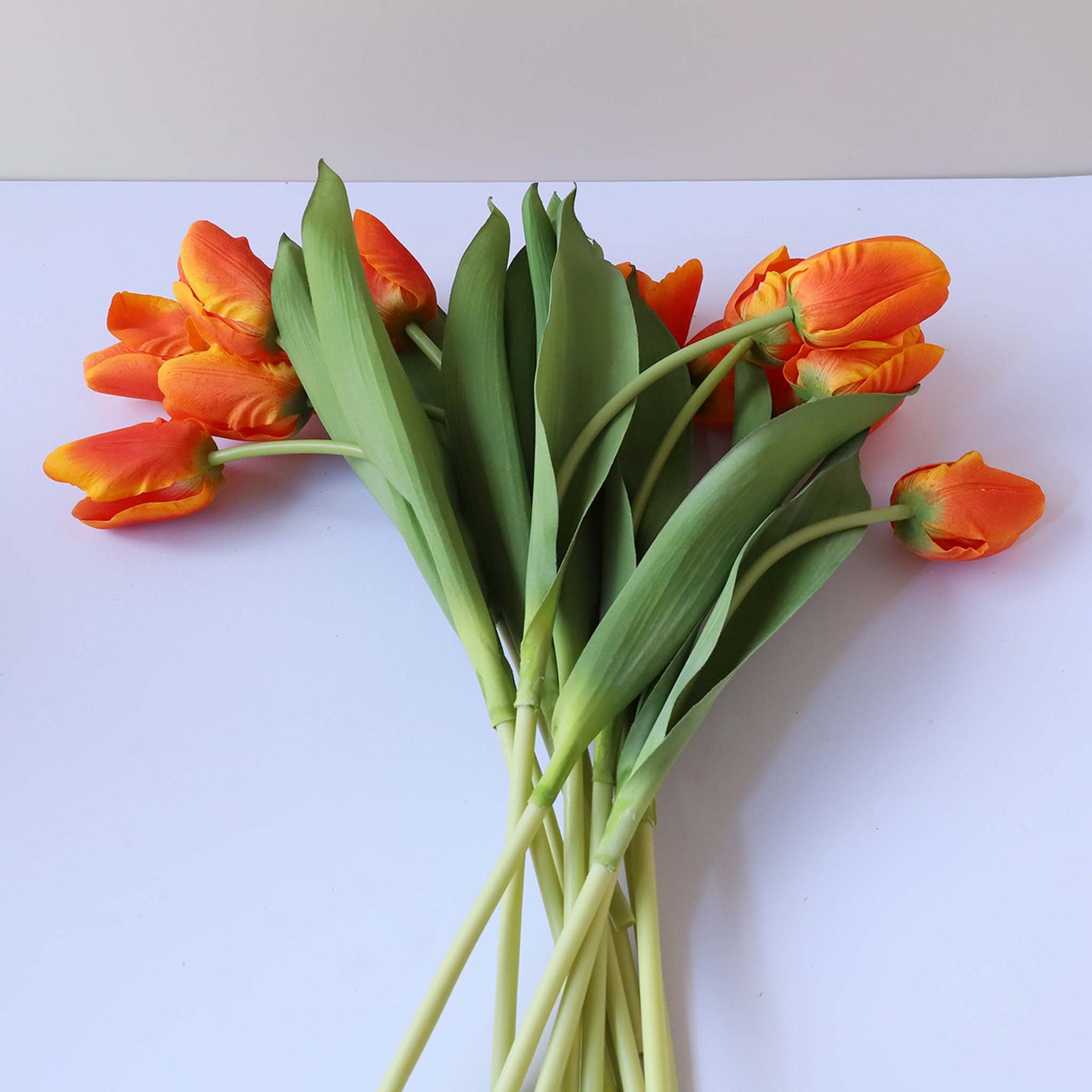 Real Touch Tulips Silk Flowers for Home Decor