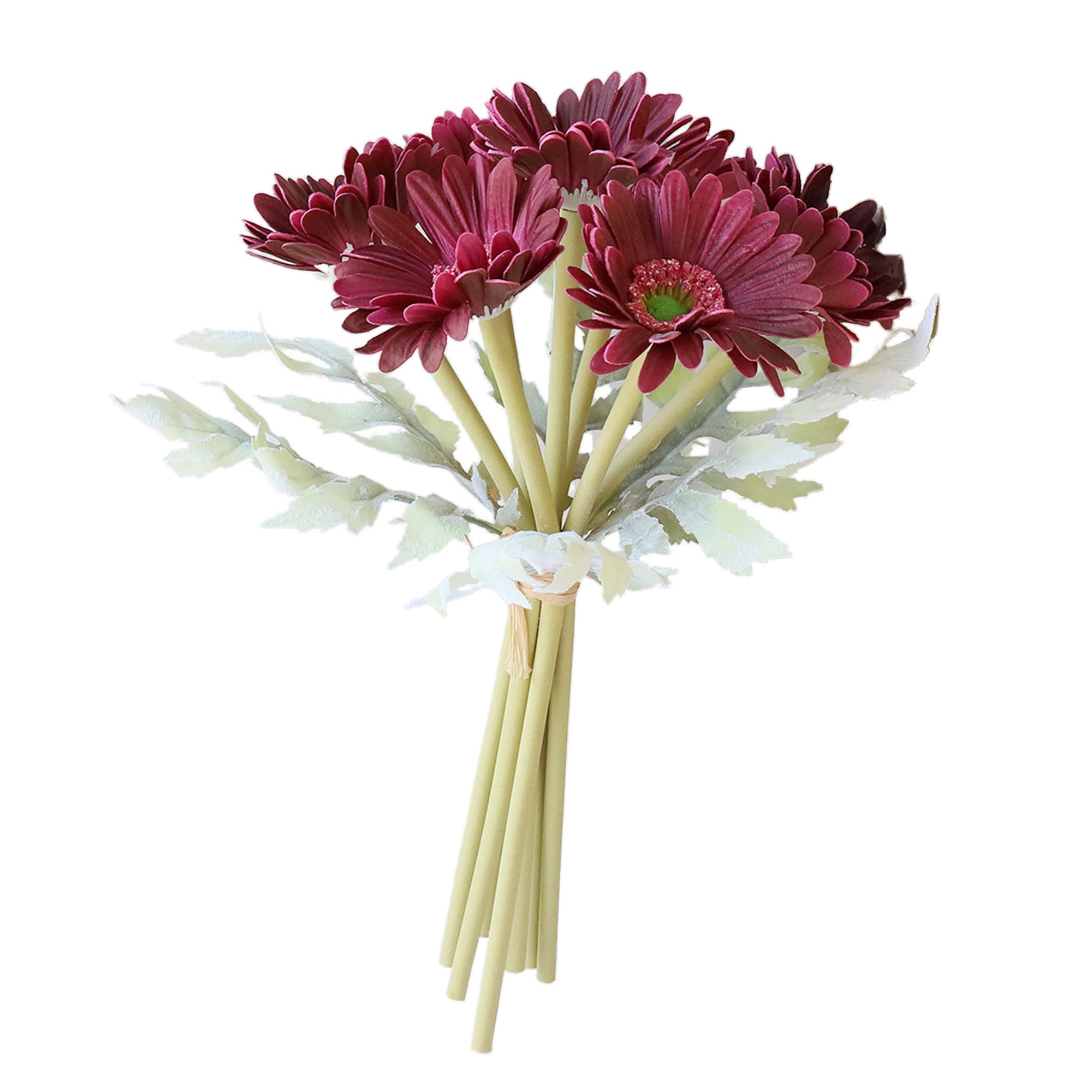 Artificial Gerbera Daisy Bouquet Real Touch Flowers for Wedding Bouquets