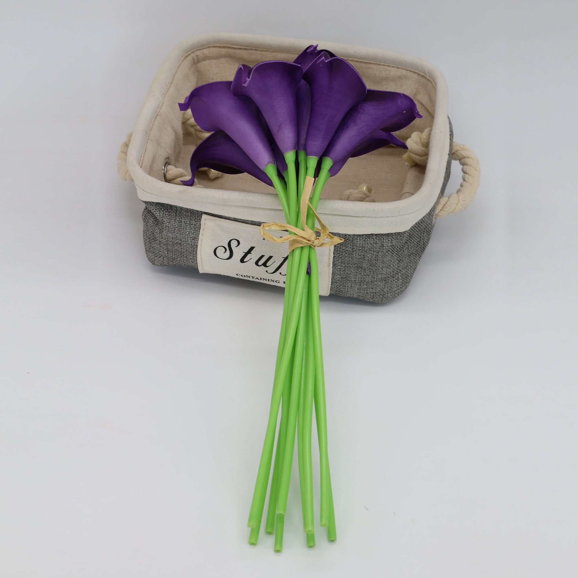 Eggplant Purple Calla Lily Wedding Bouquet