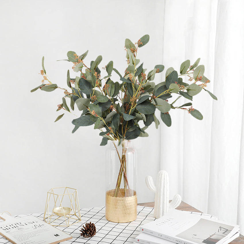 Artificial Realistic Eucalyptus Leaves 28"