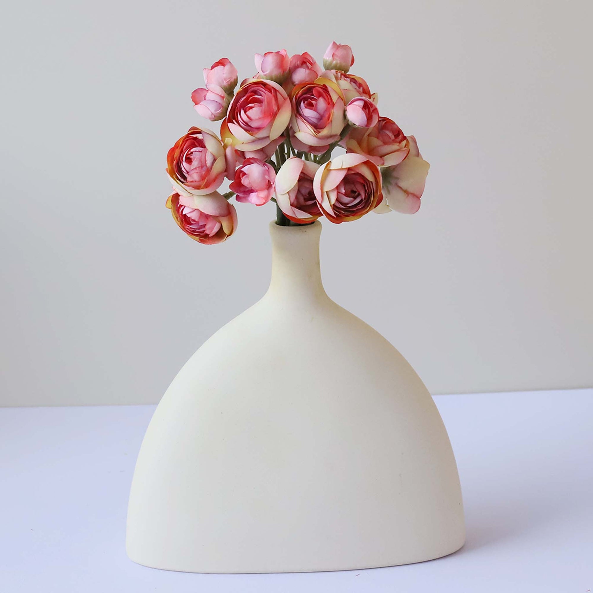 Small Peony Silk Ranunculus Flower Bundle