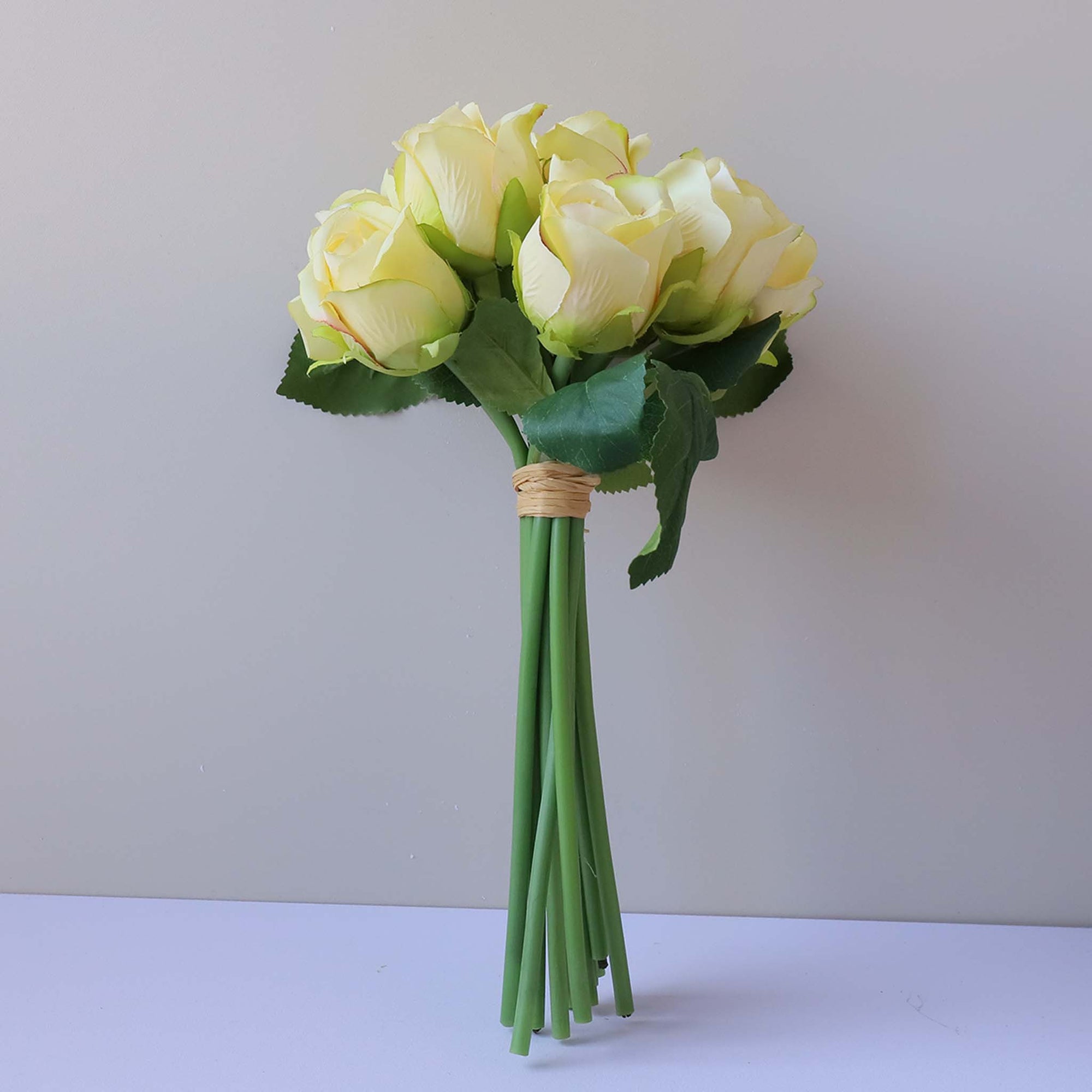 Small Flower Bouquet Silk Roses Bunches